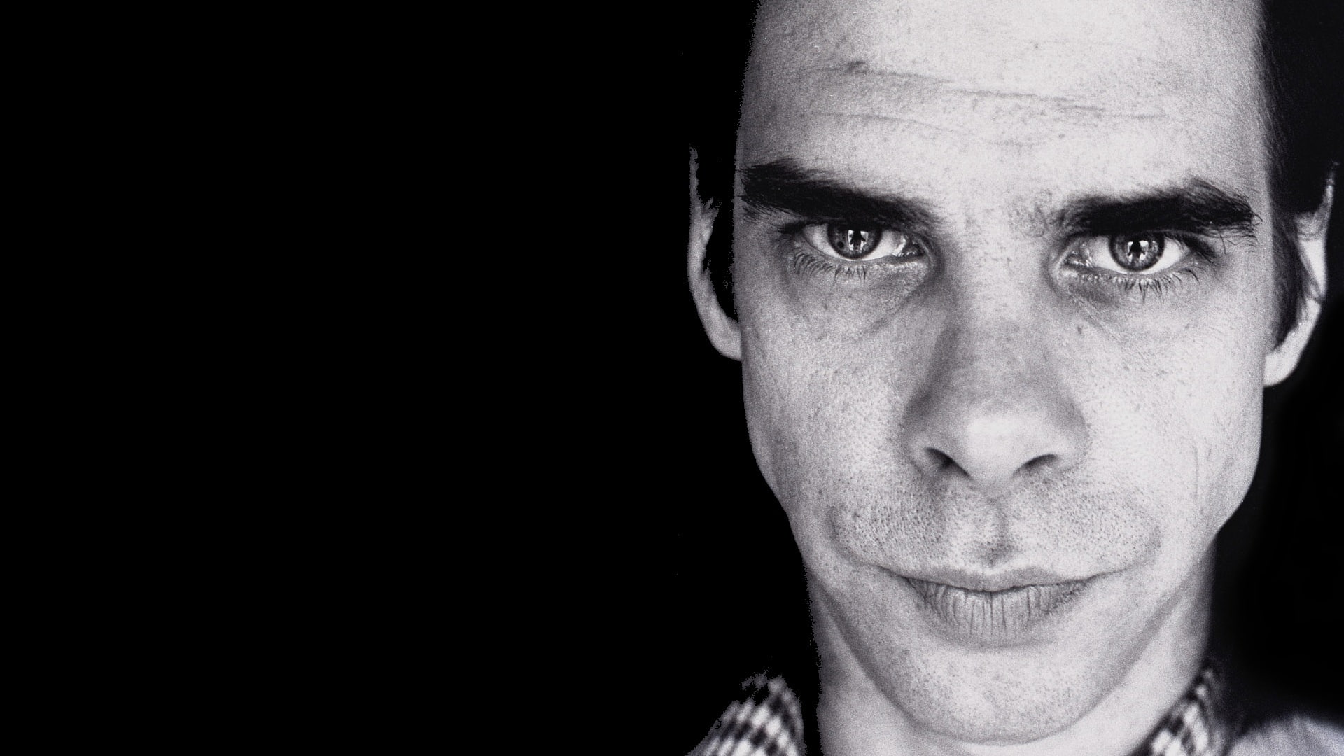 eyebrows, collar, look, 1080P, nick cave, face, HD Wallpaper