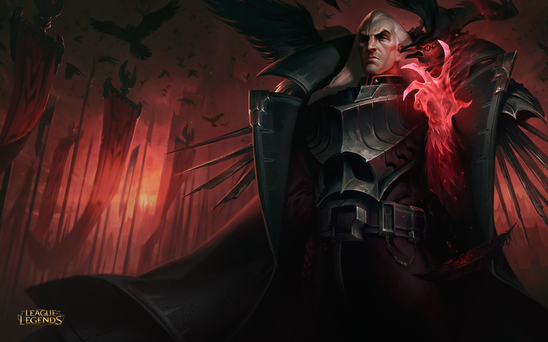 Noxus, Summoners Rift, Swain, 1080P, League Of Legends, HD Wallpaper