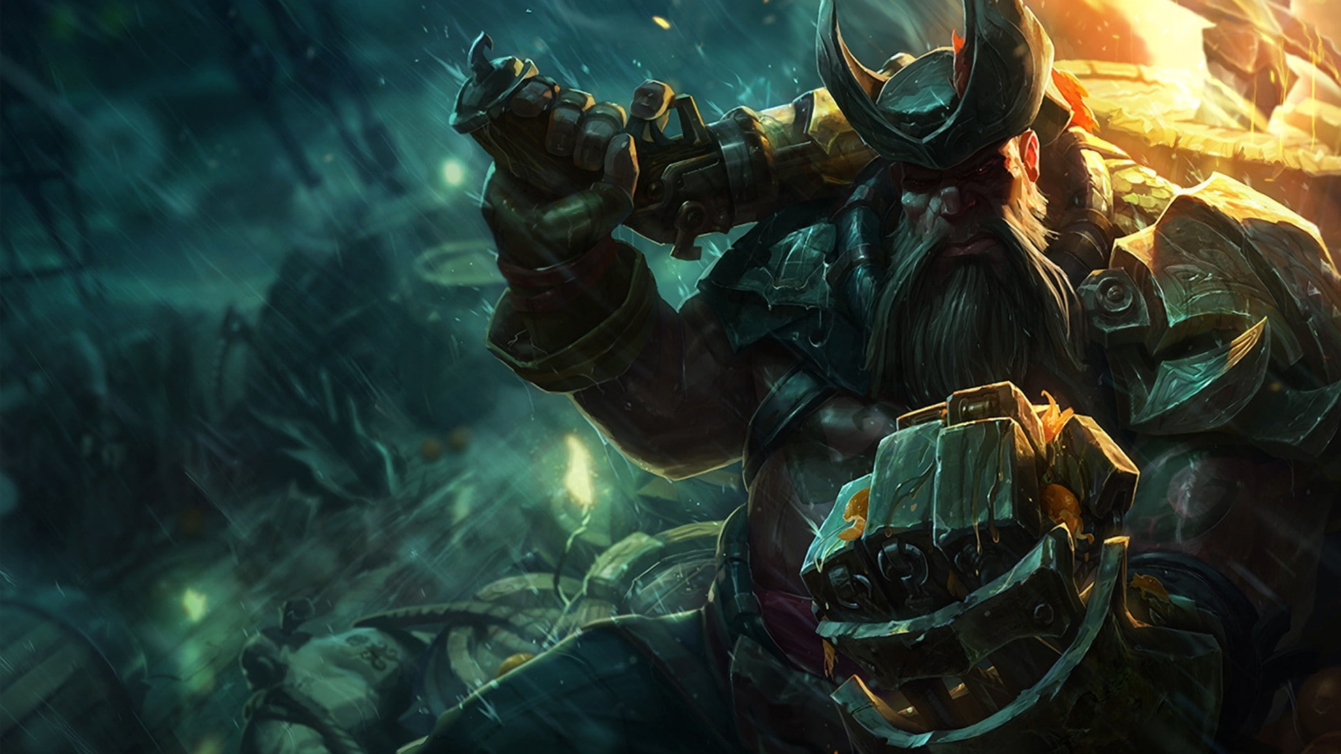 Gangplank, League of Legends, 1080P, HD Wallpaper