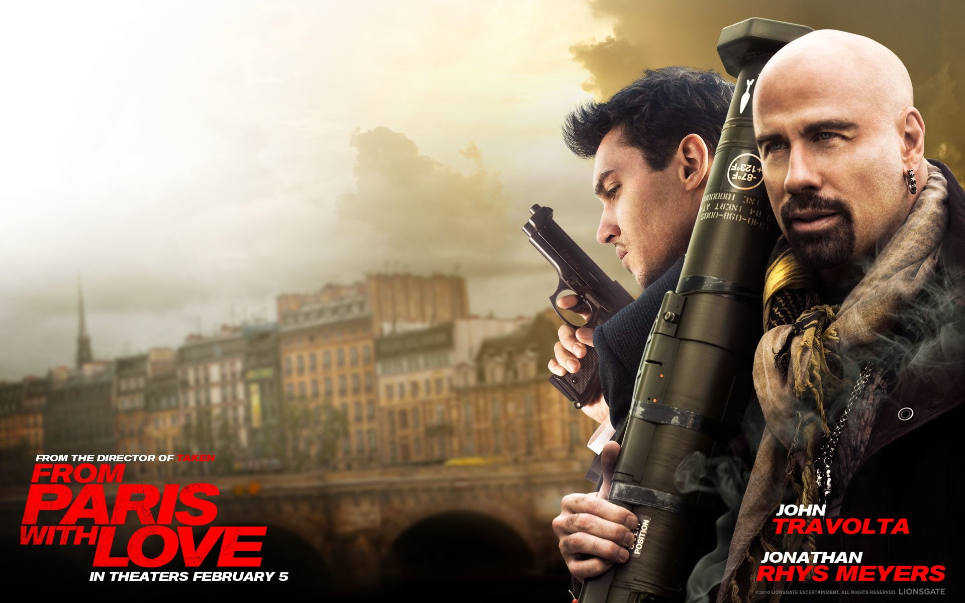 Movie, John Travolta, 1080P, From Paris with Love, HD Wallpaper
