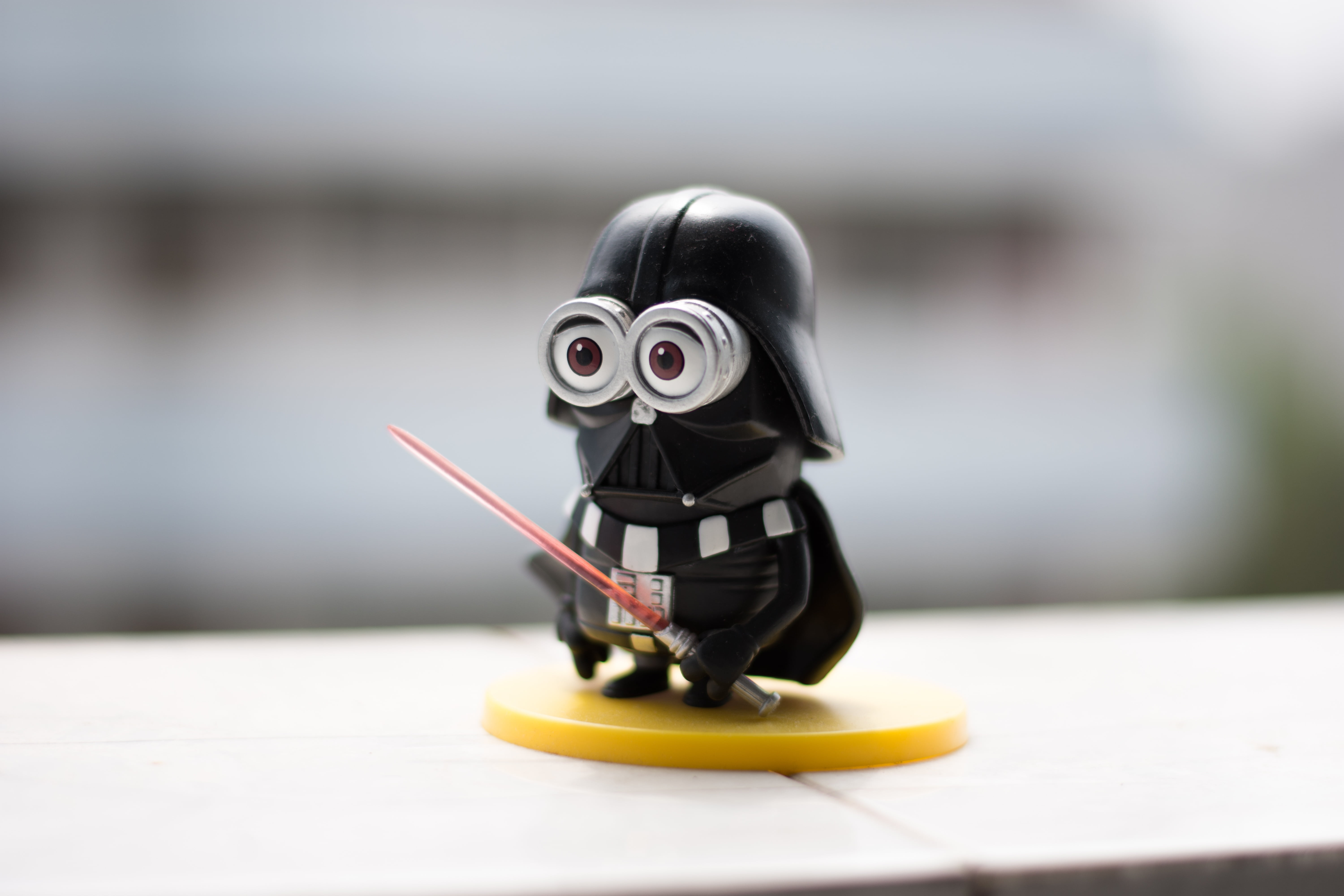 darth, representation, single object, retro styled, table, technology, focus on foreground, toy, star, shallow, wars, creativity, close-up, 5K, photo, HD Wallpaper