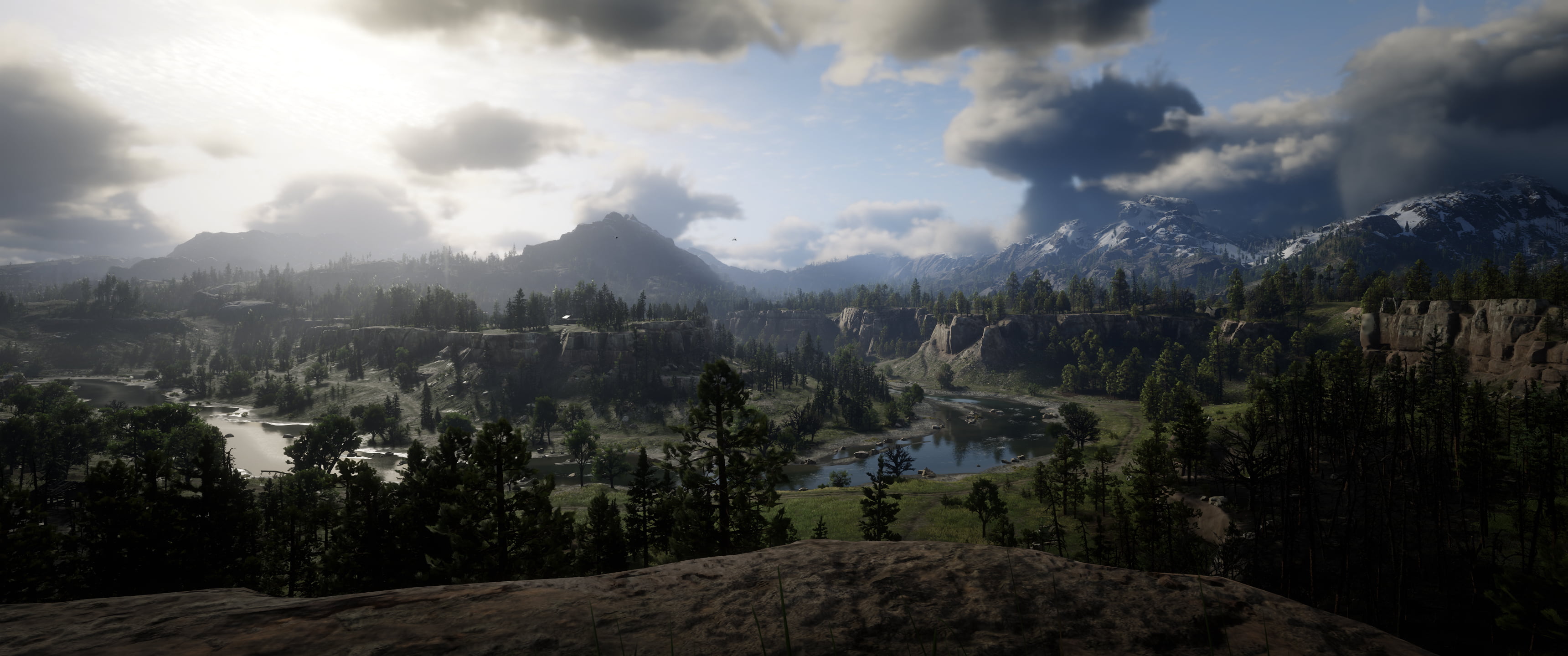 landscape, 2K, Red Dead Redemption 2, screen shot, Rockstar Games, HD Wallpaper