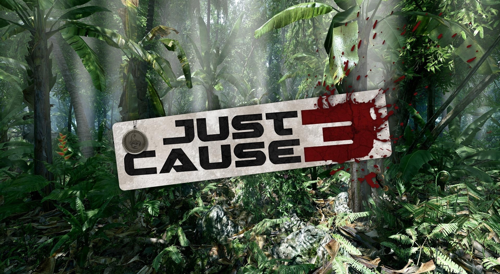 text, no people, sign, just cause 3, message, growth, Games, script, 1080P, Other Games, green color, tree, land, nature, leaf, just cause, HD Wallpaper