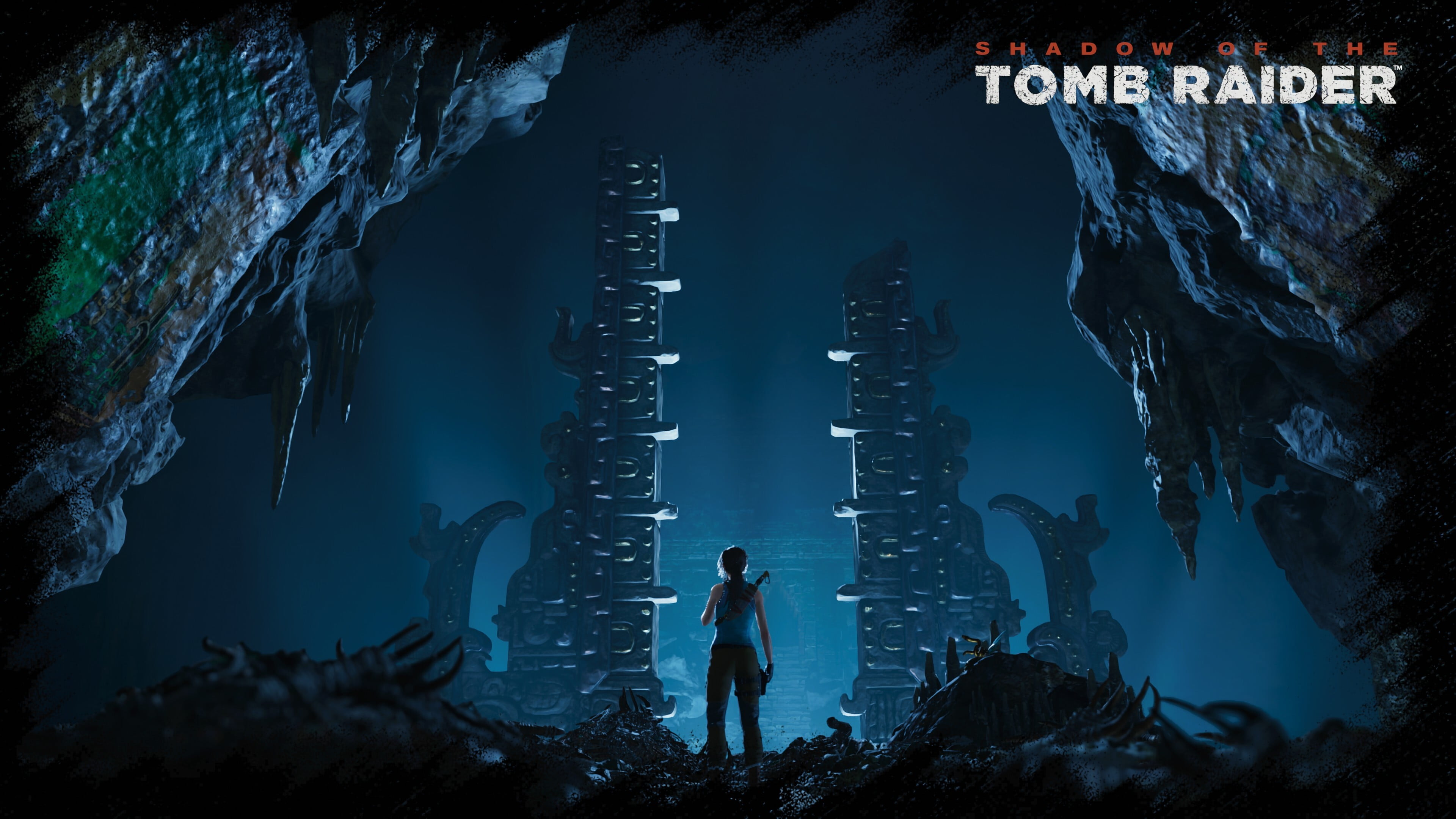 Square Enix, temple, 4K, Shadow of the Tomb Raider, video games, Tomb Raider, ancient, Lara Croft, HD Wallpaper