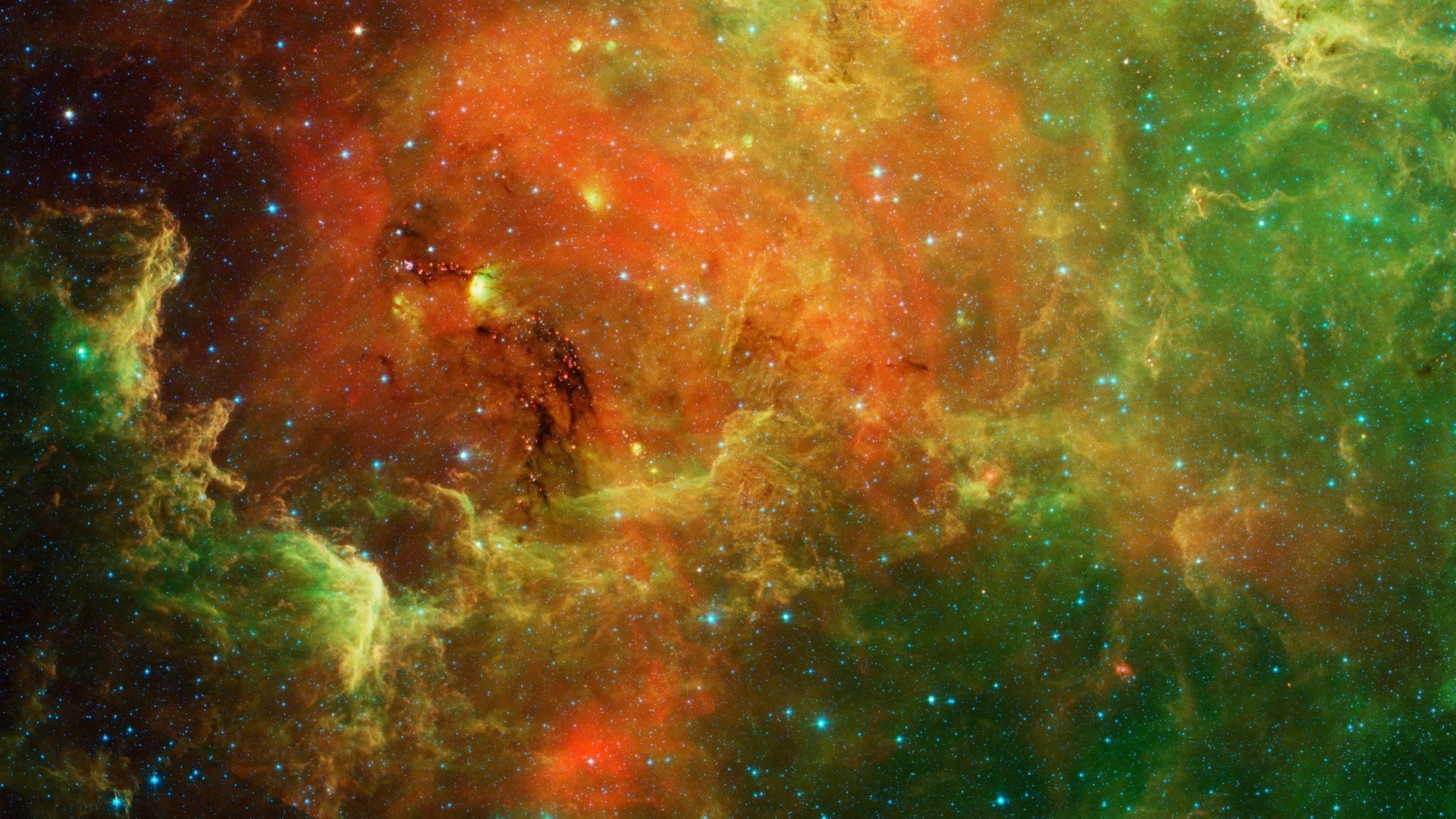 luminosity, red, astronomy, galaxy, star - space, space, multi colored, illuminated, no people, nature, infinity, constellation, 1080P, satellite view, HD Wallpaper