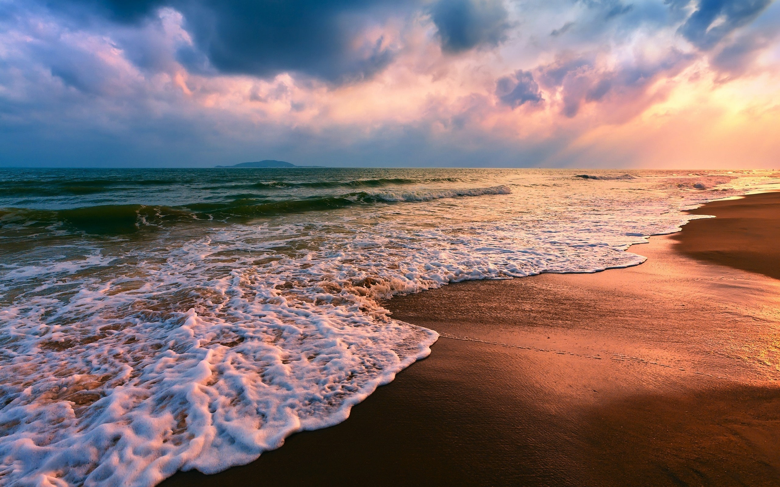 2K, sea, landscape, shore, environment, water, HD Wallpaper