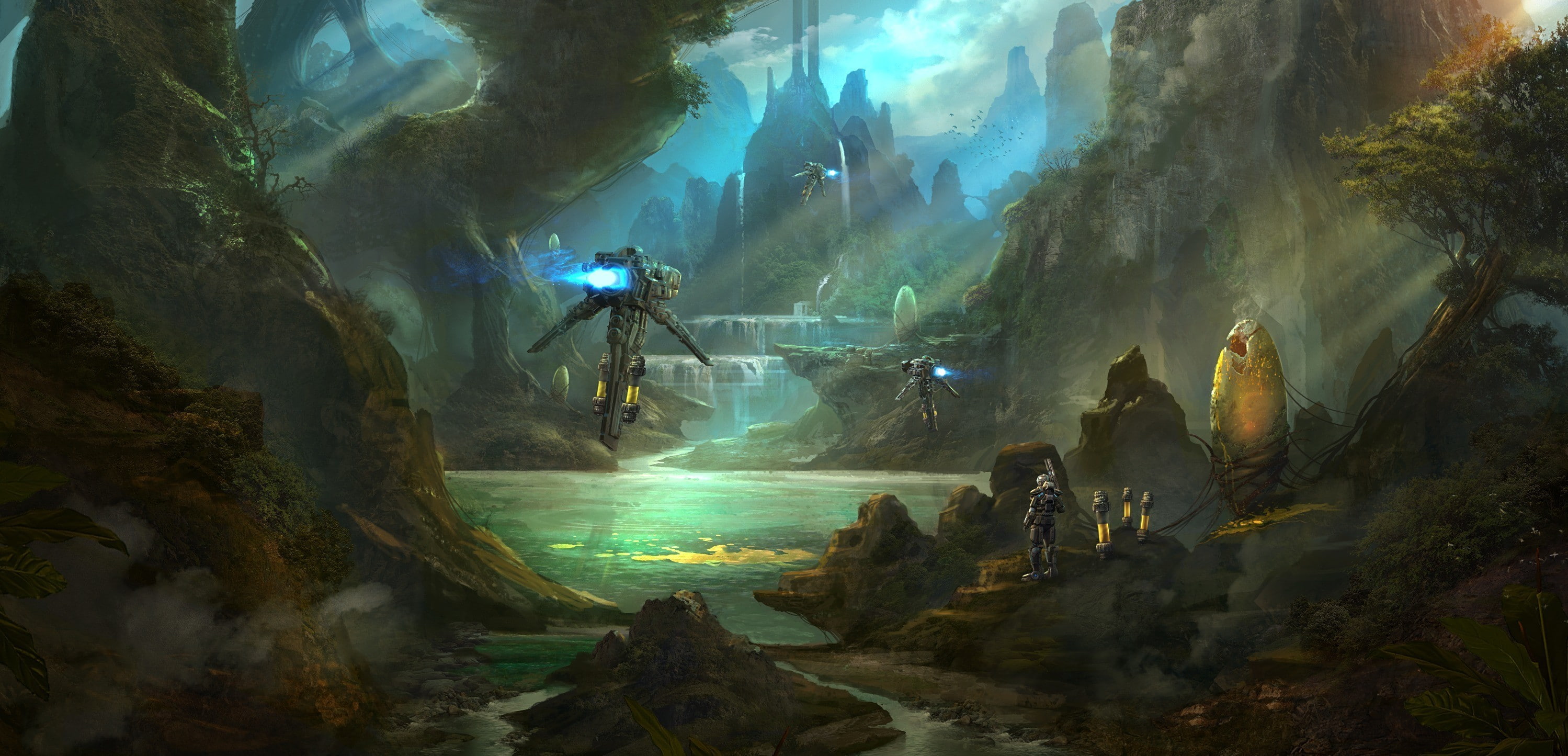 fiction, dher, byzwa, 2K, science fiction, byzwa dher, science, fantasy, environment, HD Wallpaper