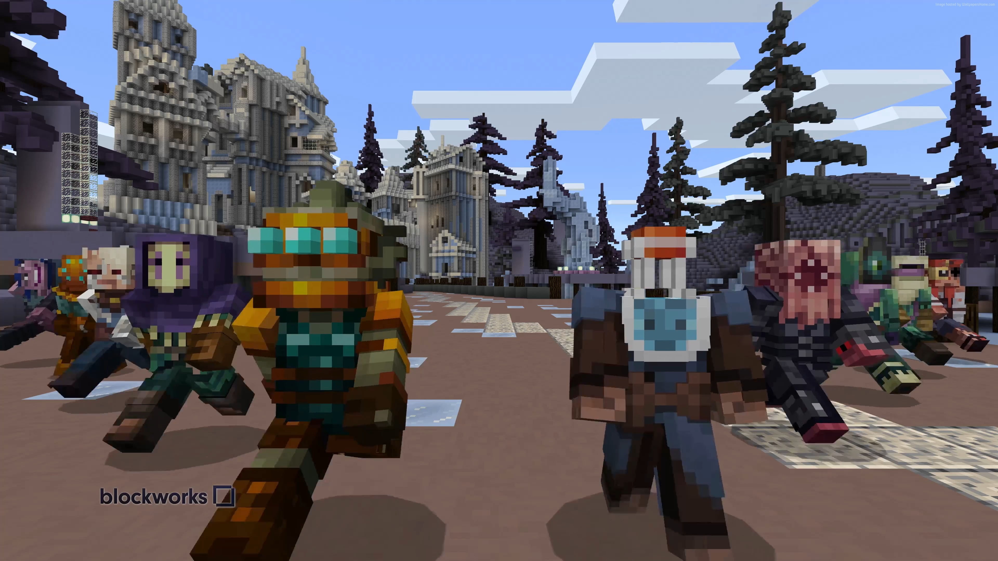 screenshot, xBox One X, E3 2017, 4K, Minecraft 4k edition, HD Wallpaper