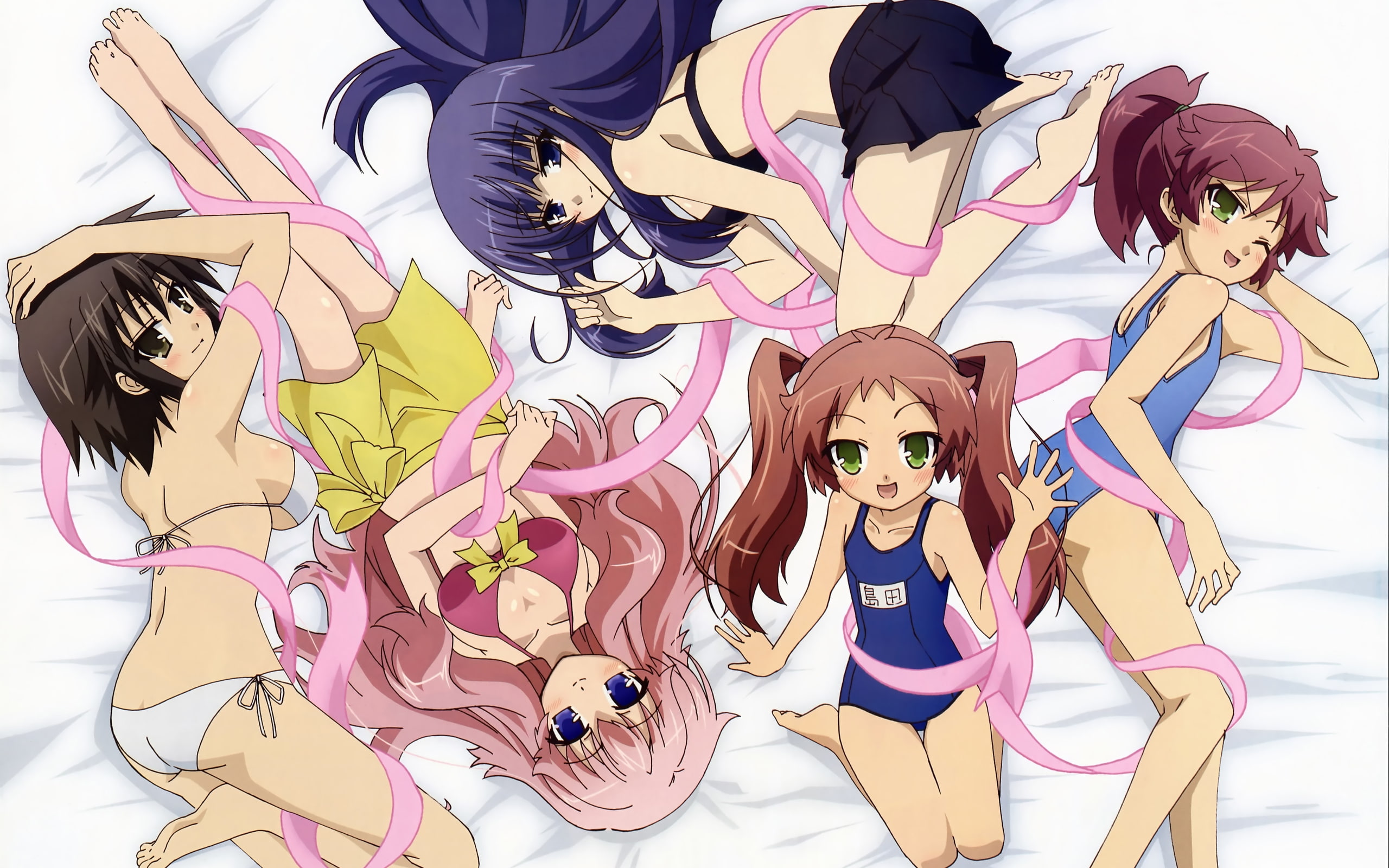 Baka to Test to Shoukanjuu, baka, test, art, mizuki, kirishima, yoshii, hd, akira, shimada, 2K, himeji, shouko, Himeji Mizuki, shoukanjuu, hazuki, anime, HD Wallpaper