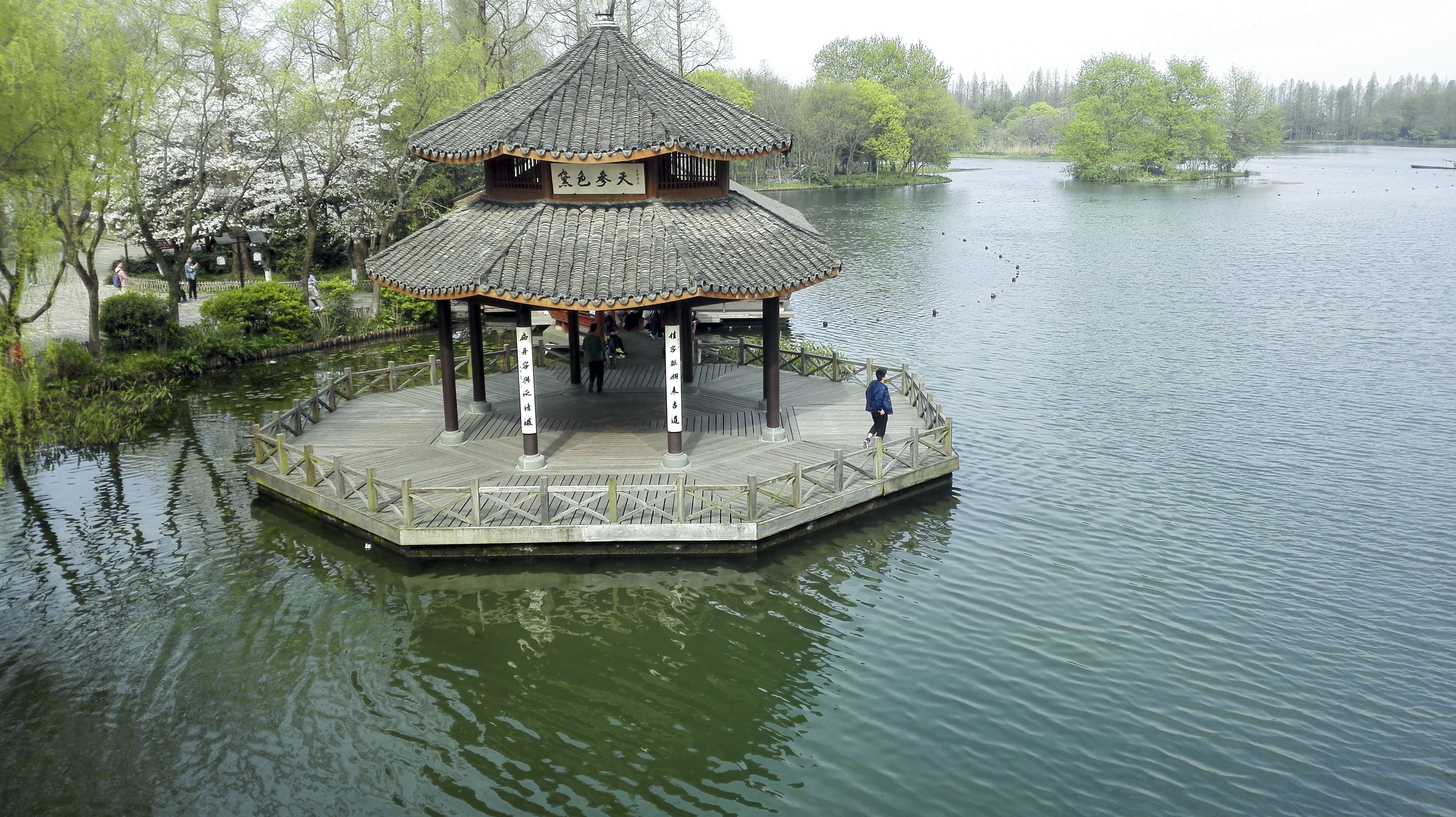 nature, pavilions, tranquility, gossip, 4K, park - man made space, built structure, park, gazebo, day, no people, beauty in nature, the scenery, plant, HD Wallpaper