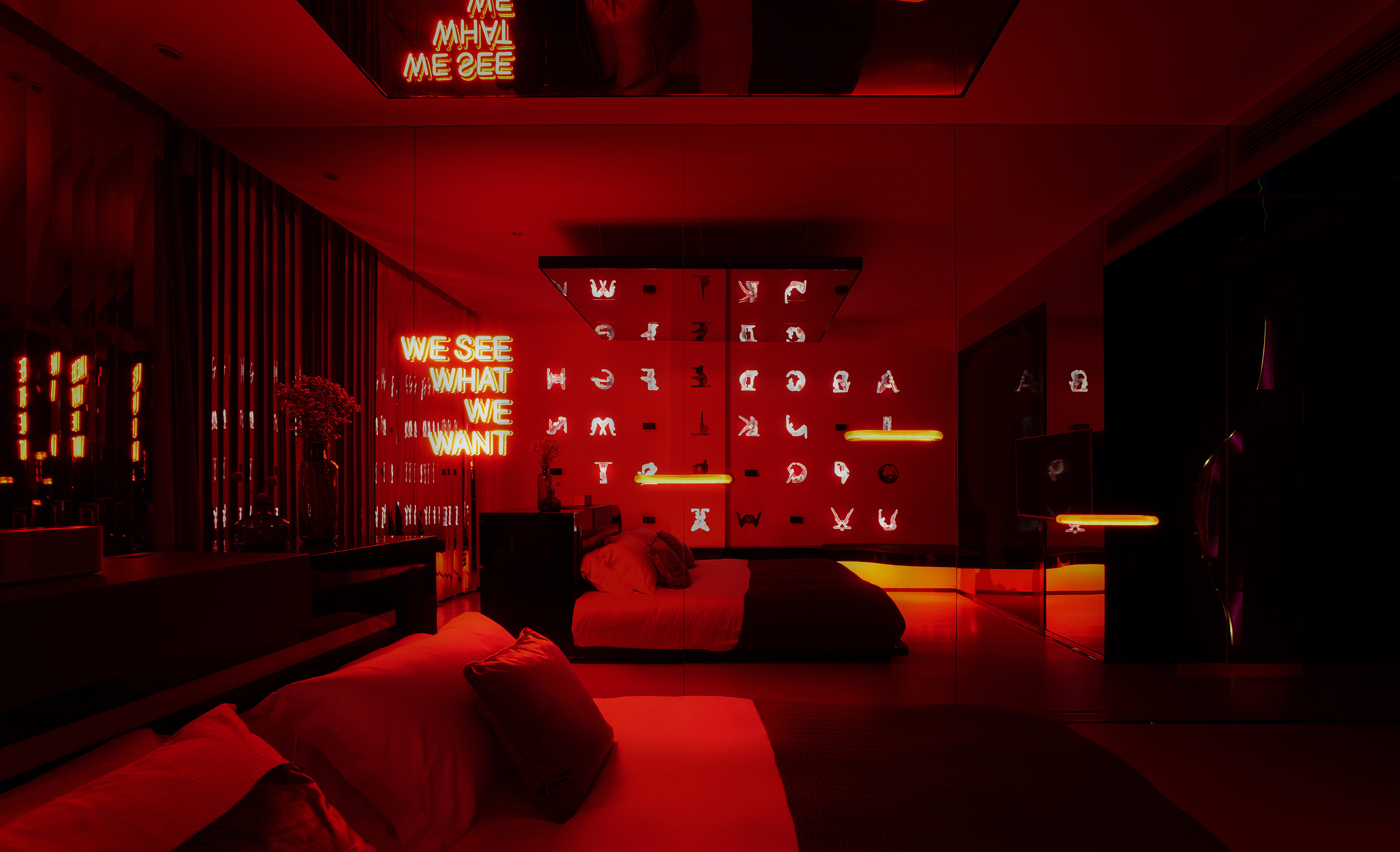 bar - drink establishment, china, 5K, indoors, architecture, interior, luxury, night, furniture, lovers hotel, hangzhou, hotel, table, domestic room, restaurant, HD Wallpaper