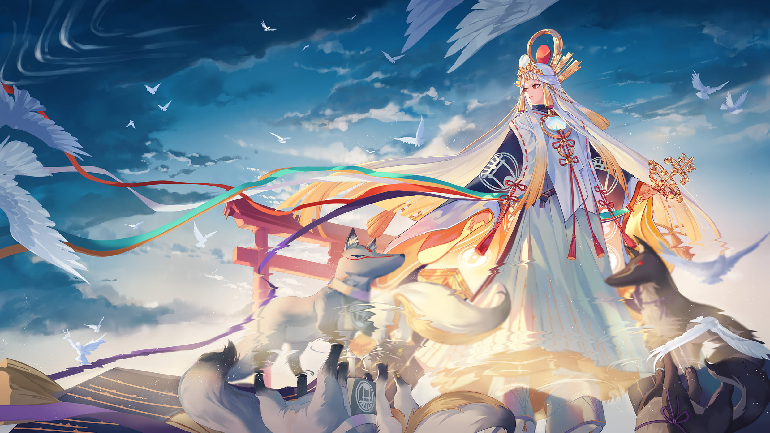 Anime, Onmyouji, Miketsu (Onmyouji), 1080P, HD Wallpaper