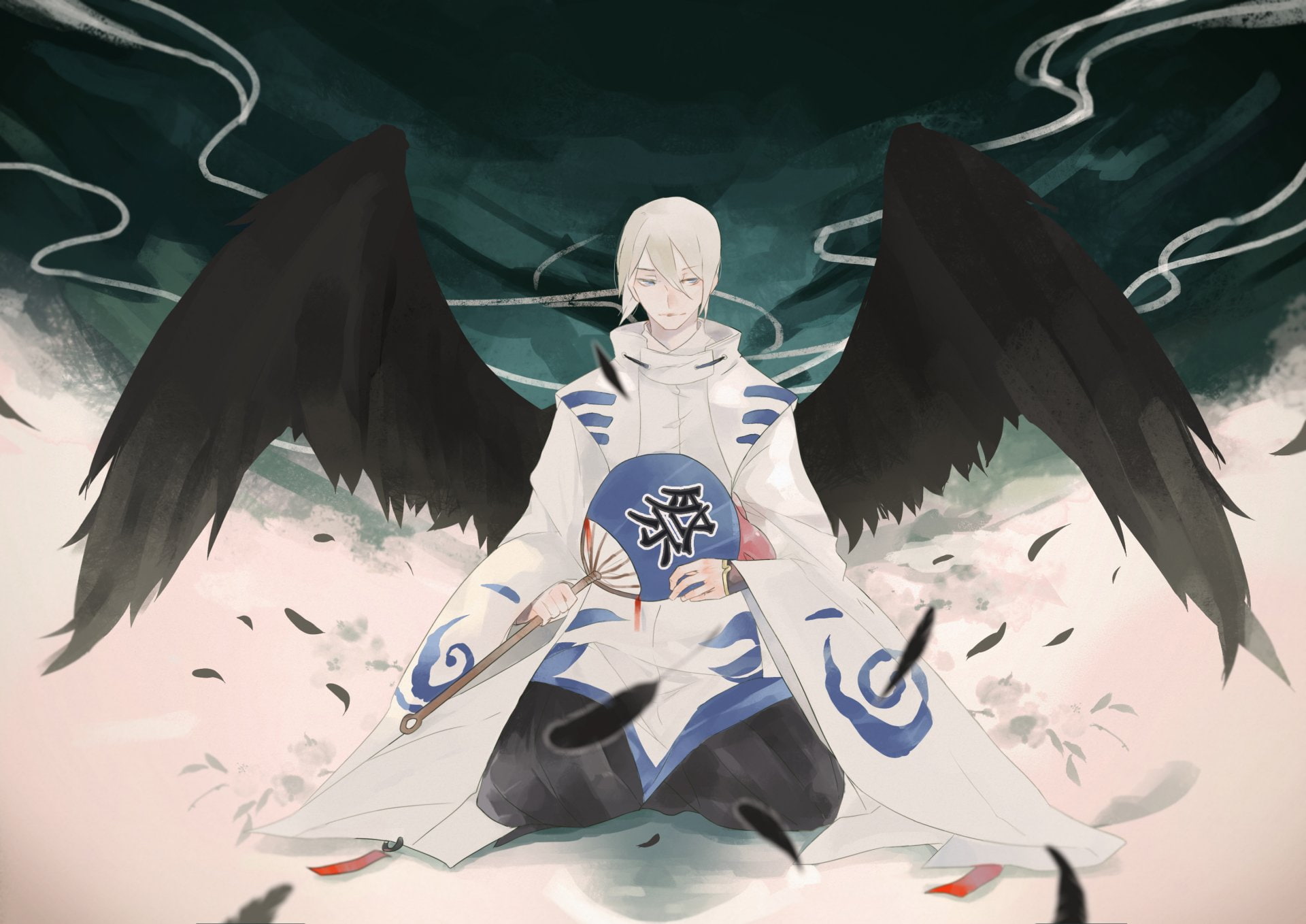 1080P, Ootengu (Onmyouji), Onmyouji, Anime, HD Wallpaper