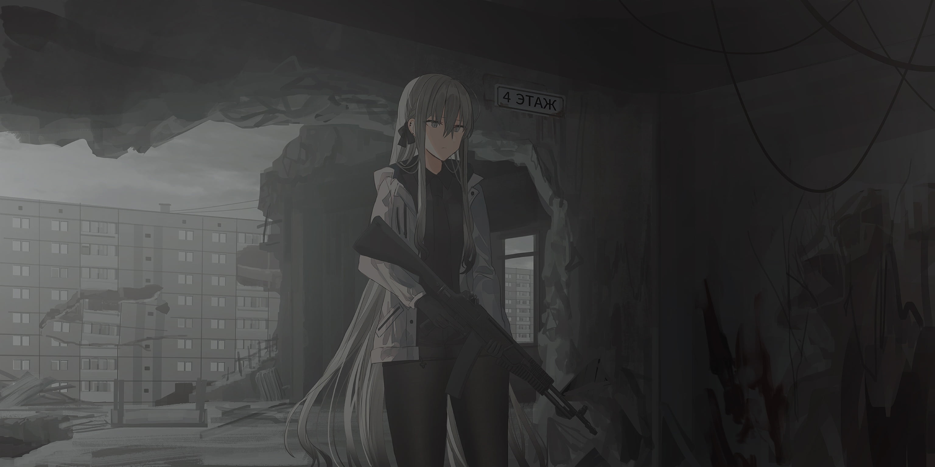 2K, Chihuri 45, anime girls, original characters, anime, HD Wallpaper