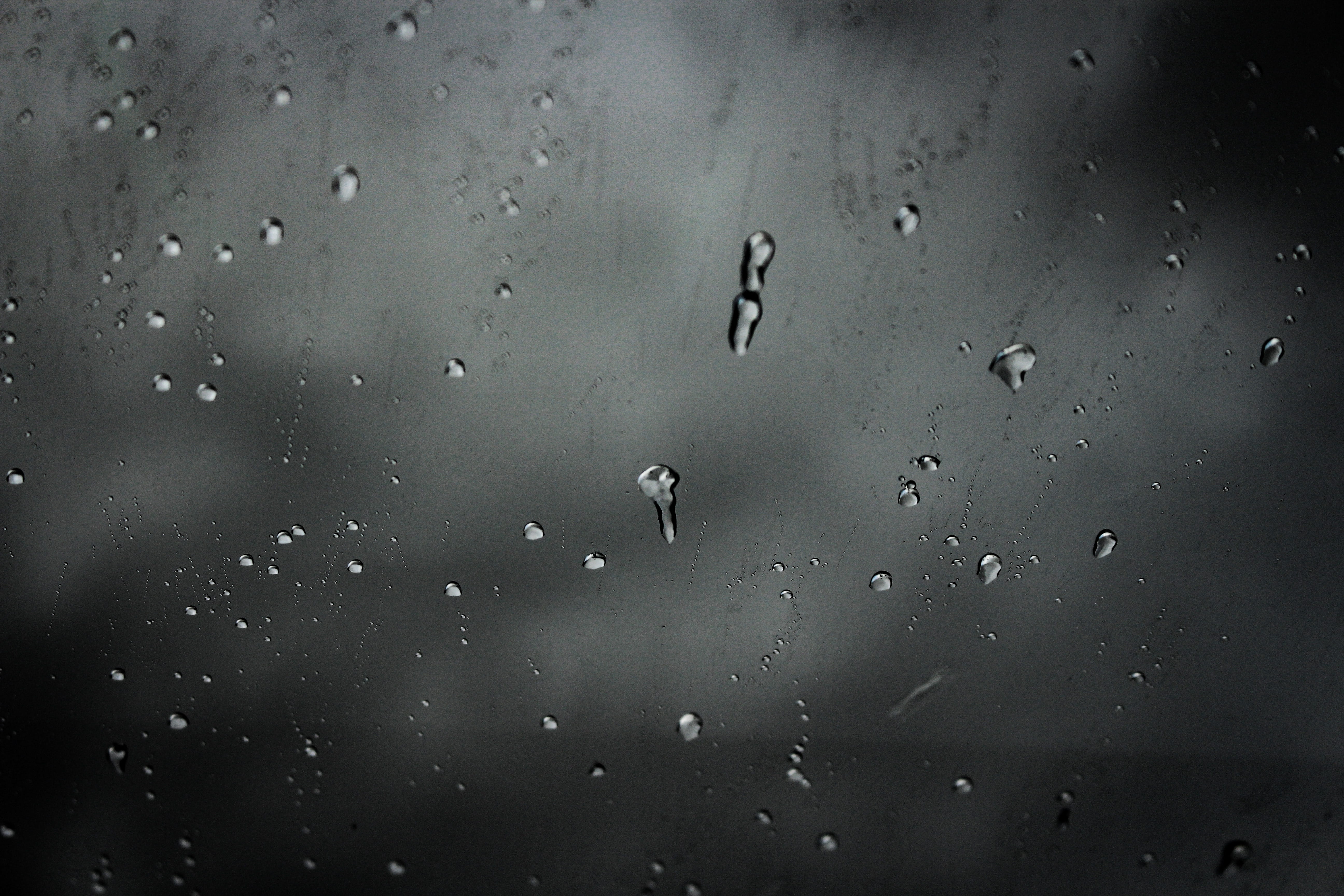 drive, full frame, day, drop, transparent, rain drops, nature, glass - material, purity, wet, streaks, sunroof, dew, water, raindrop, rain, winter, 5K, HD Wallpaper