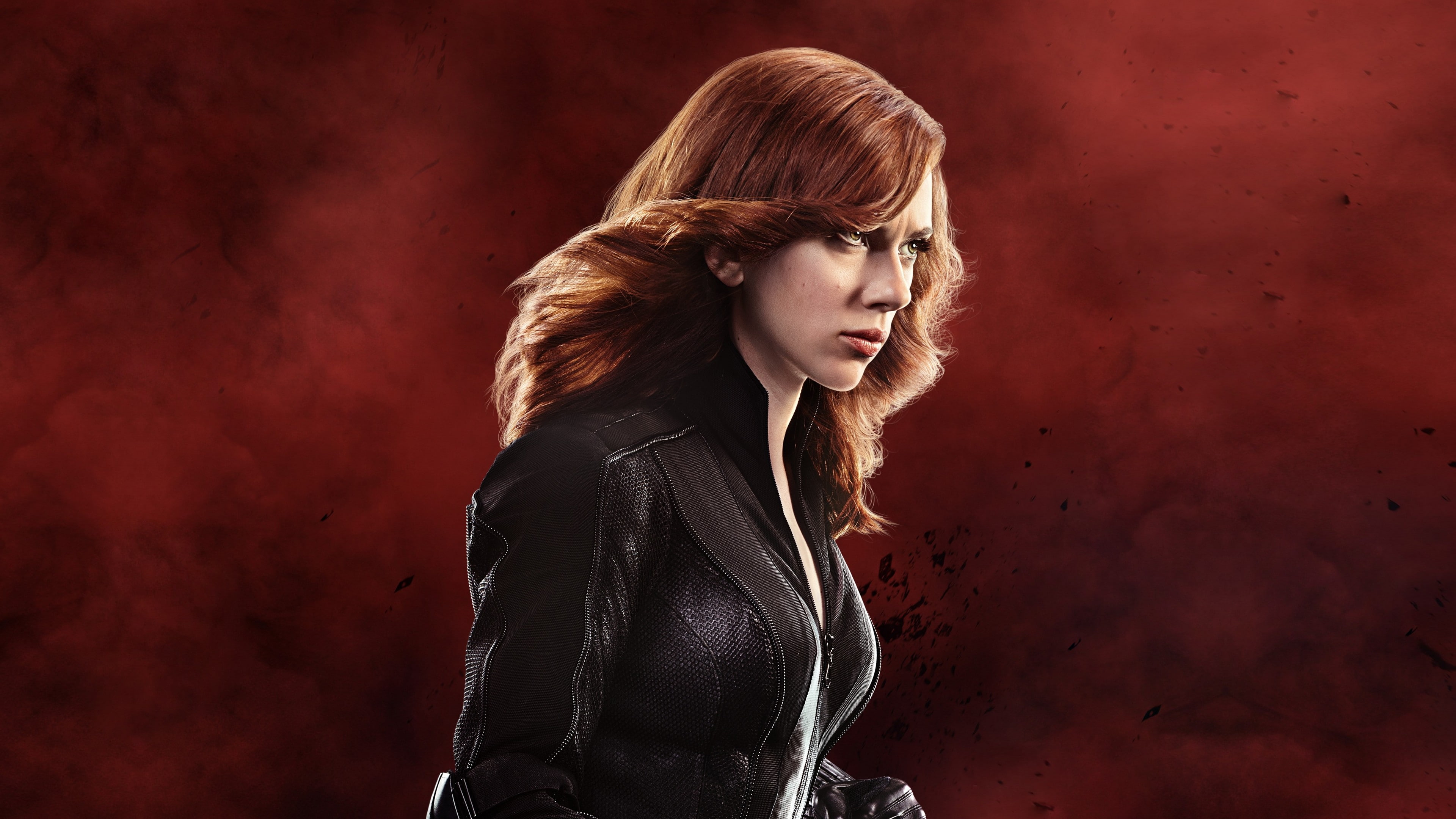BLACK WIDOW, Marvel, Captain America 3: civil war, 4K, best movies of 2016, Scarlett Johansson, HD Wallpaper