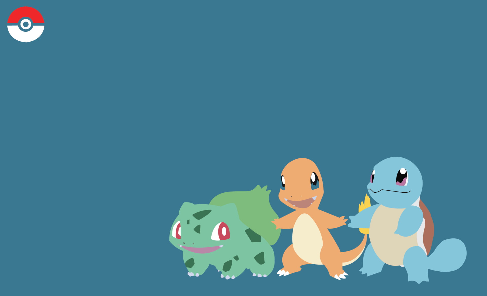 Pokémon, Bulbasaur (Pokémon), Charmander (Pokémon), 1080P, Squirtle (Pokémon), HD Wallpaper