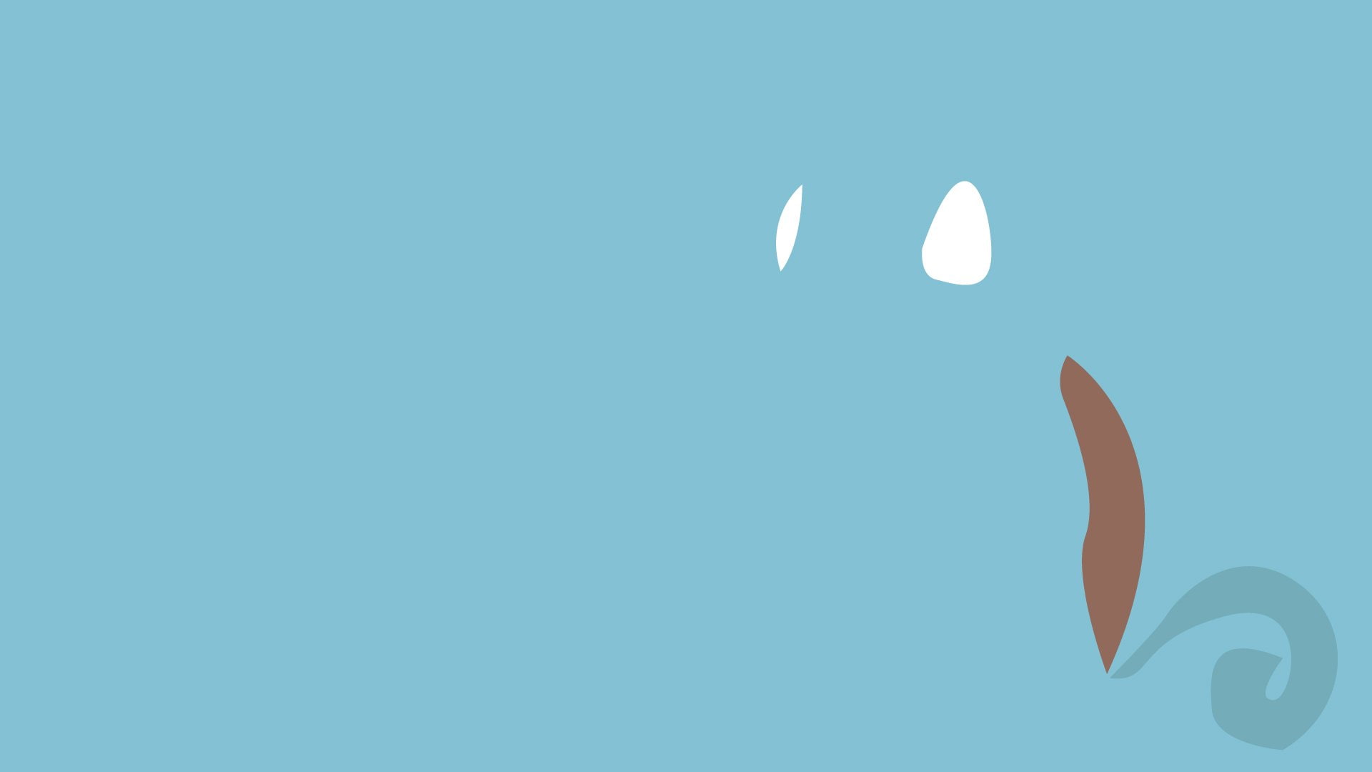 Minimalist, 1080P, Pokémon, Squirtle (Pokémon), HD Wallpaper