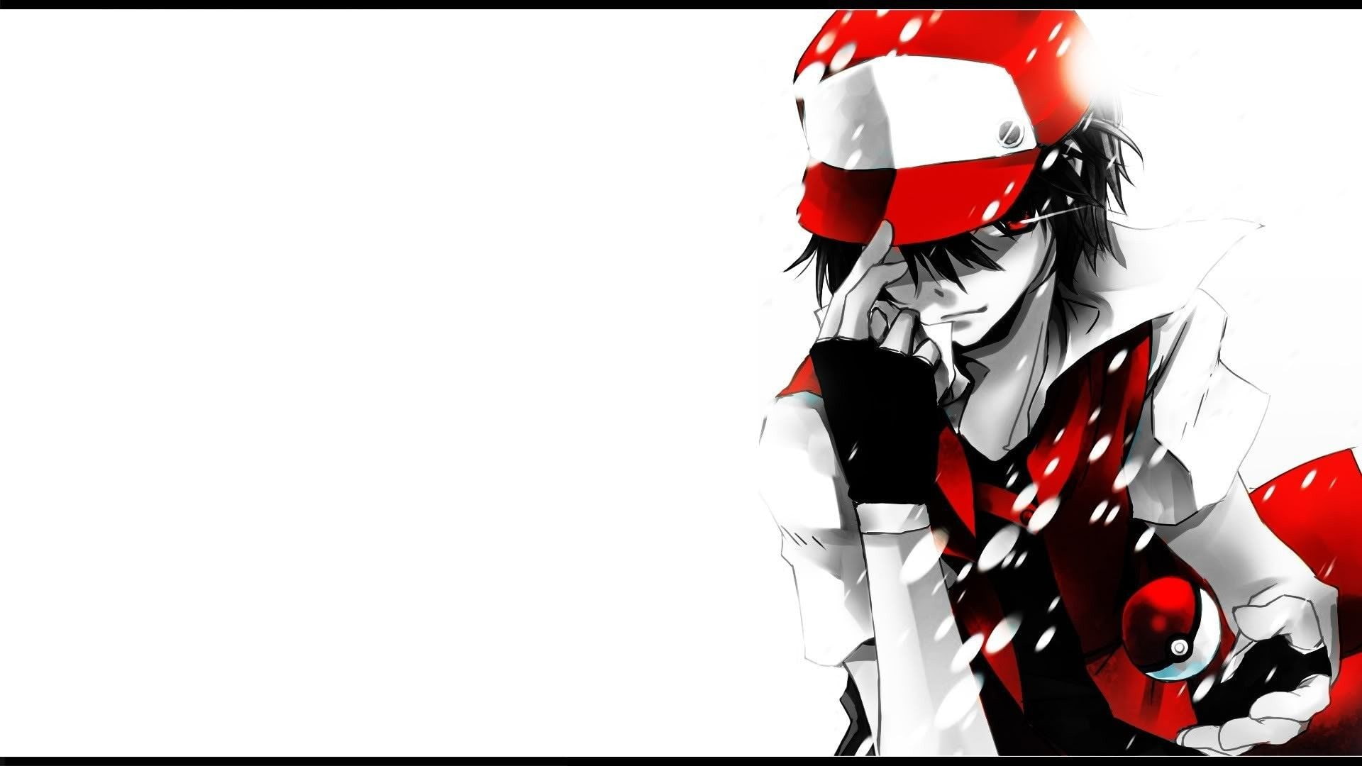 1080P, Red (Pokemon), Red (character), anime, HD Wallpaper