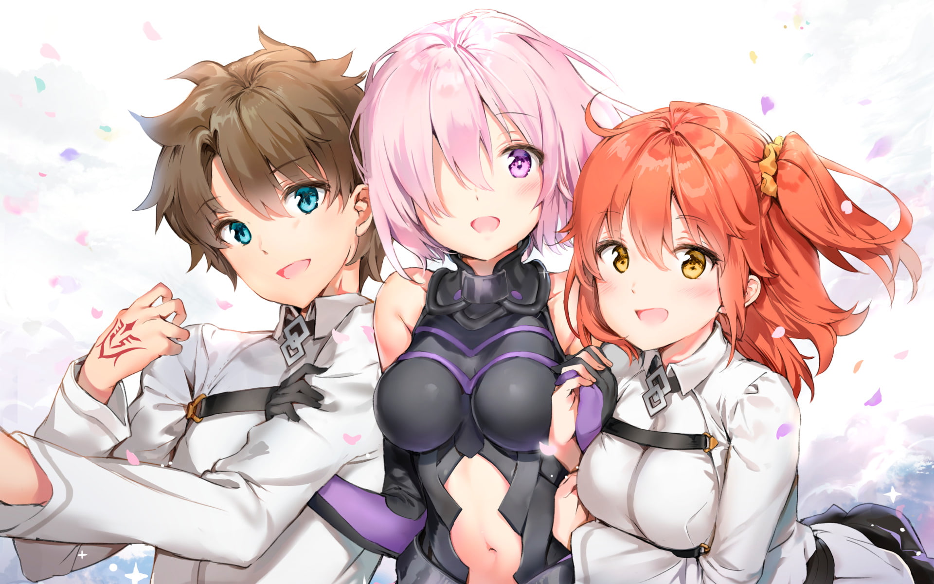 1080P, Fate Series, Mashu Kyrielight, Fujimaru Ritsuka, Fate/Grand Order, HD Wallpaper