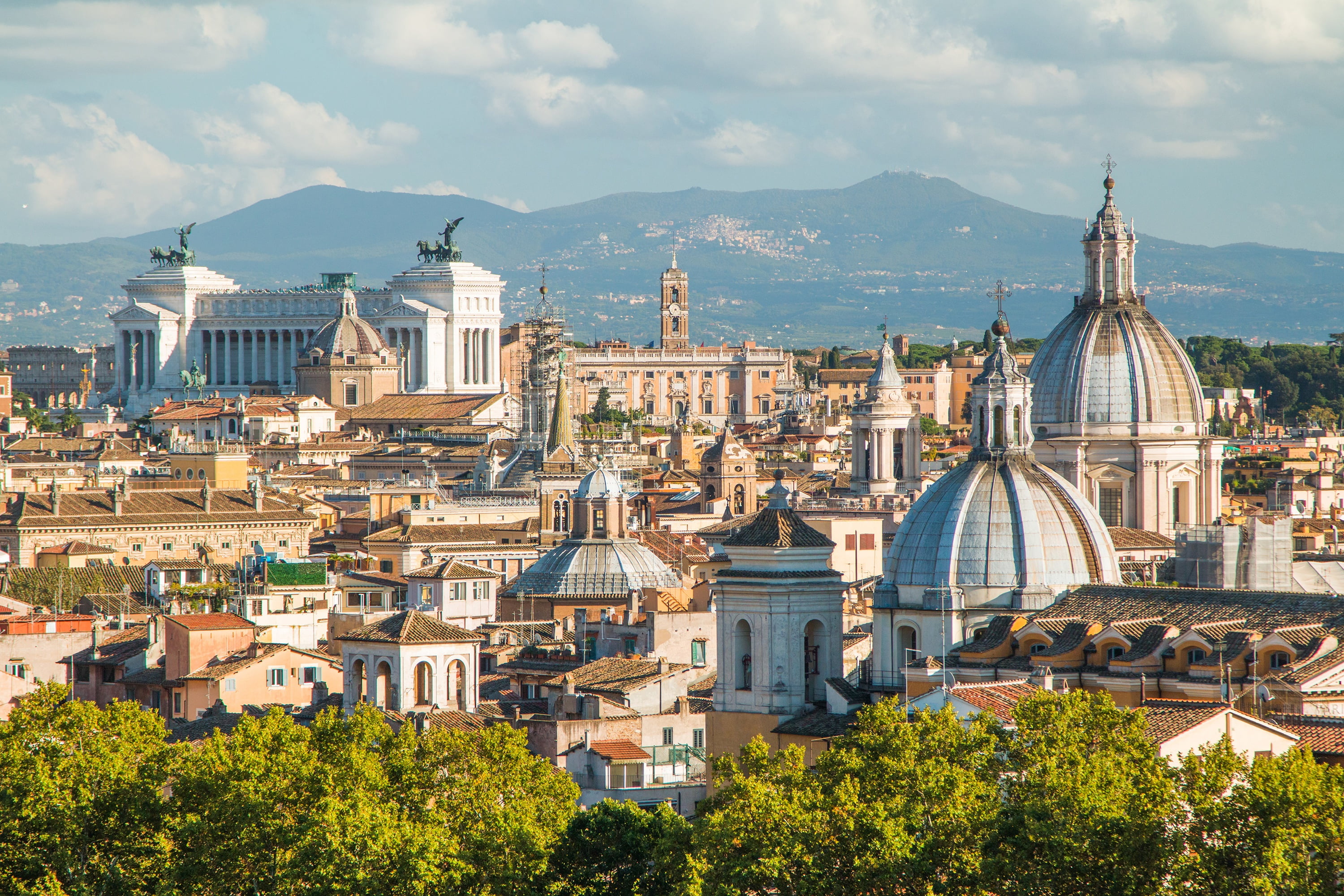 white, view, outdoors, no people, tuscany, belief, catholicism, tower, spirituality, cultures, concrete, place of worship, roman, spire, monument, christianity, HD Wallpaper