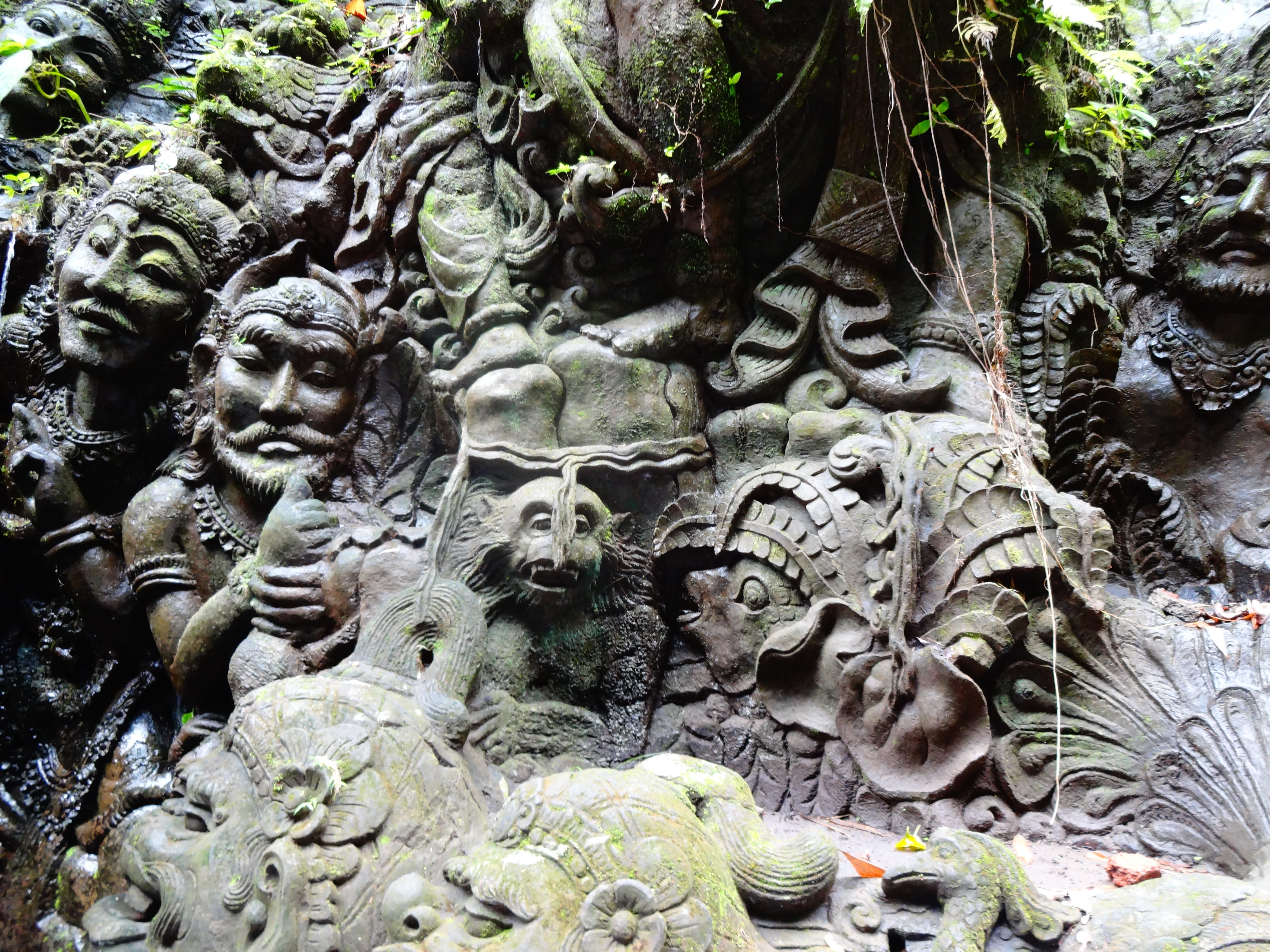 photography, objective, place of worship, solid, photographer, sculpture, walls, art, no people, indonesia, statue, religion, creativity, plant, carving - craft product, HD Wallpaper