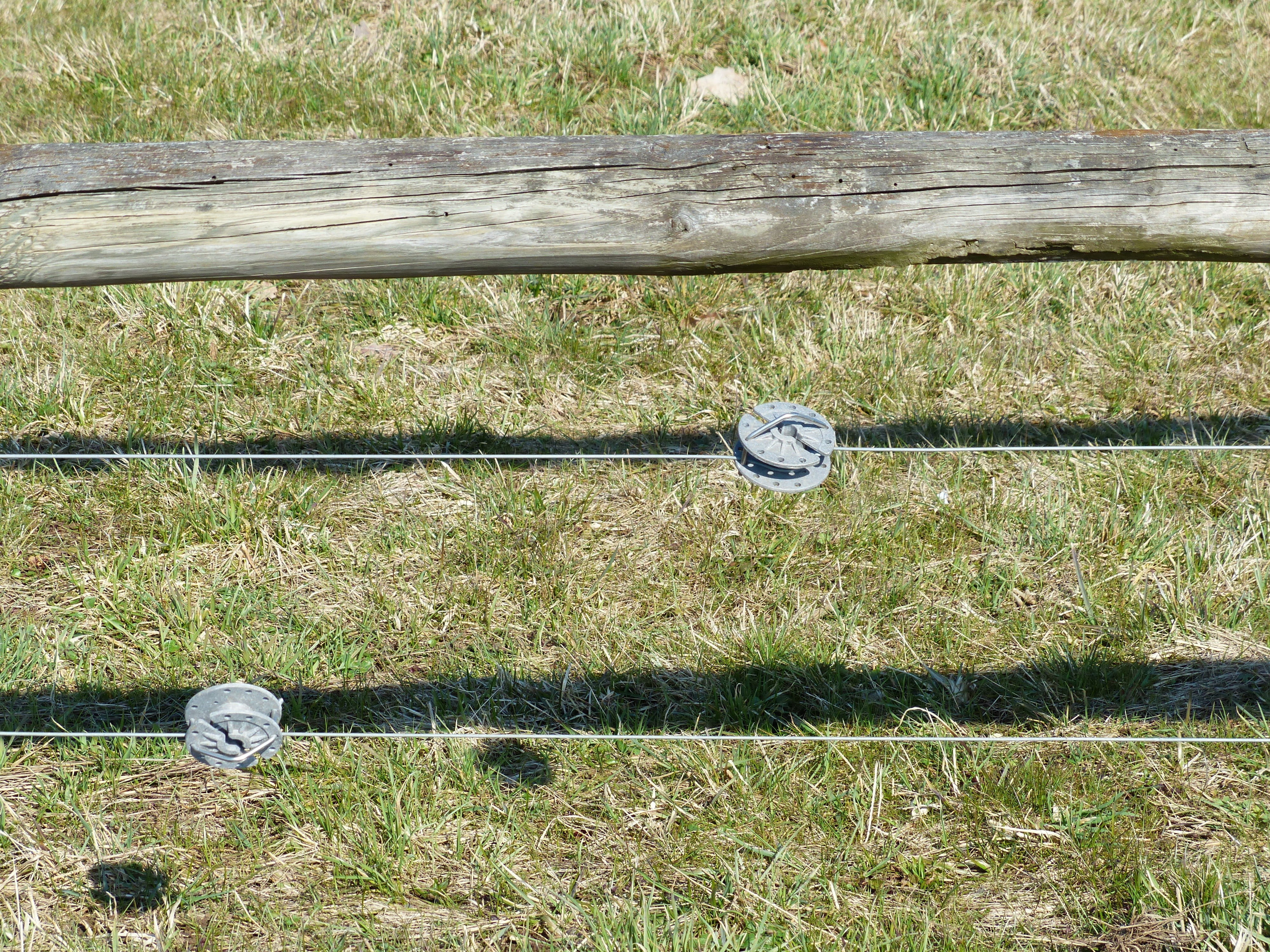 time, electric fence, no people, wood - material, wire, fence, nature, plant, metal, day, wire tensioner, fence system, high angle view, outdoors, protection, HD Wallpaper