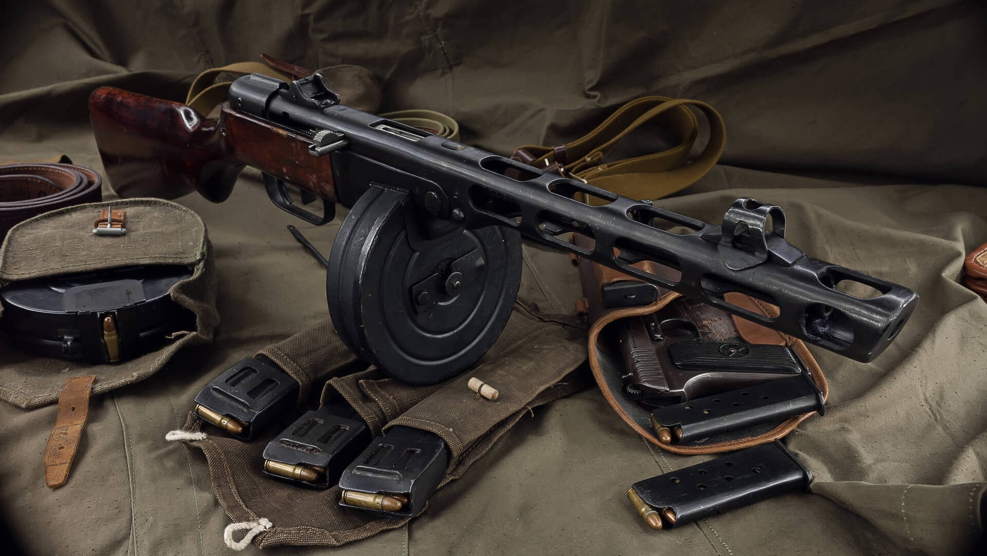 Drives, 1080P, Pouch, PPSH-41, Clip, Shop, TT-33, HD Wallpaper