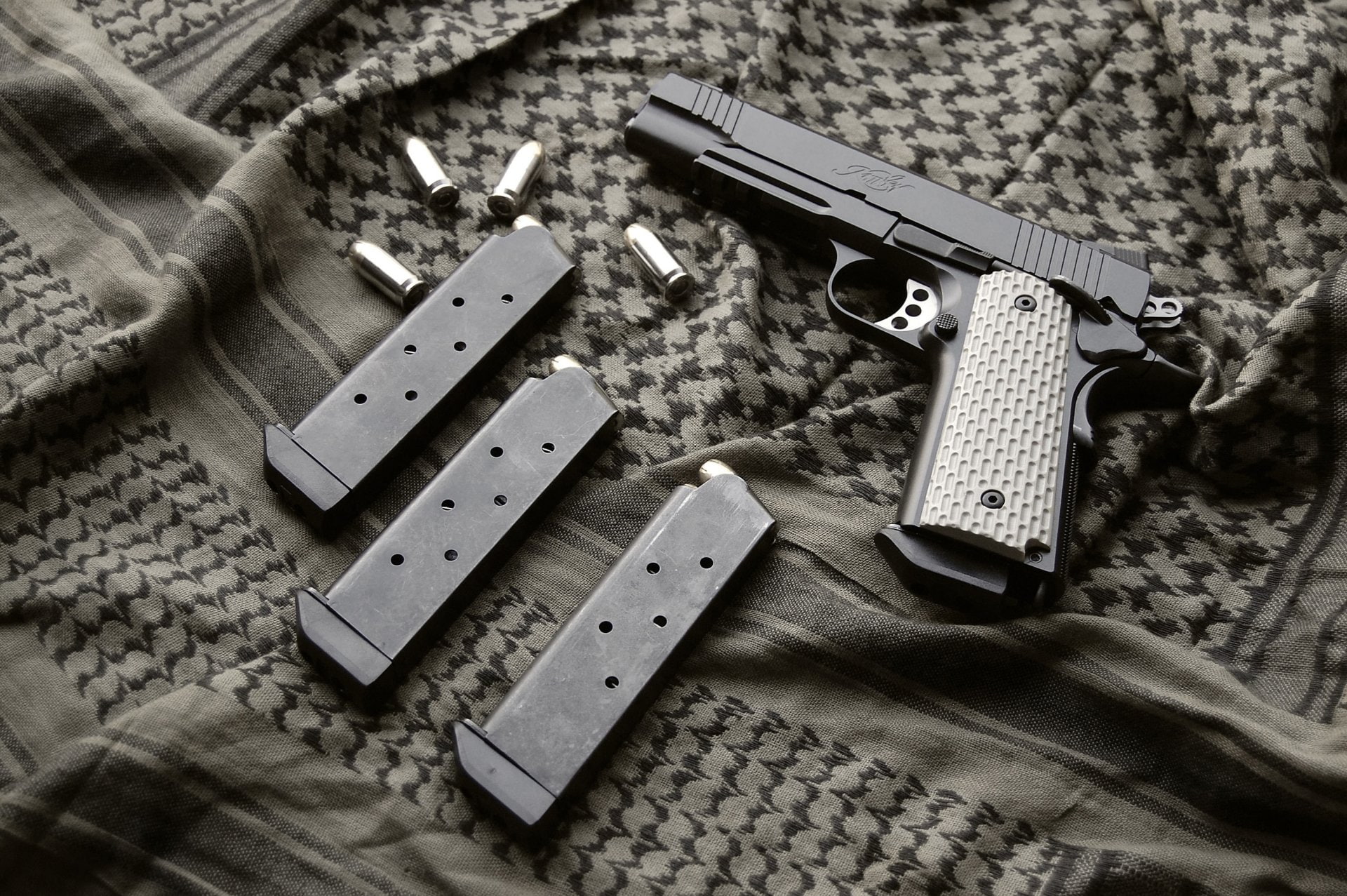 Weapons, Kimber 1911 Pistol, 1080P, HD Wallpaper