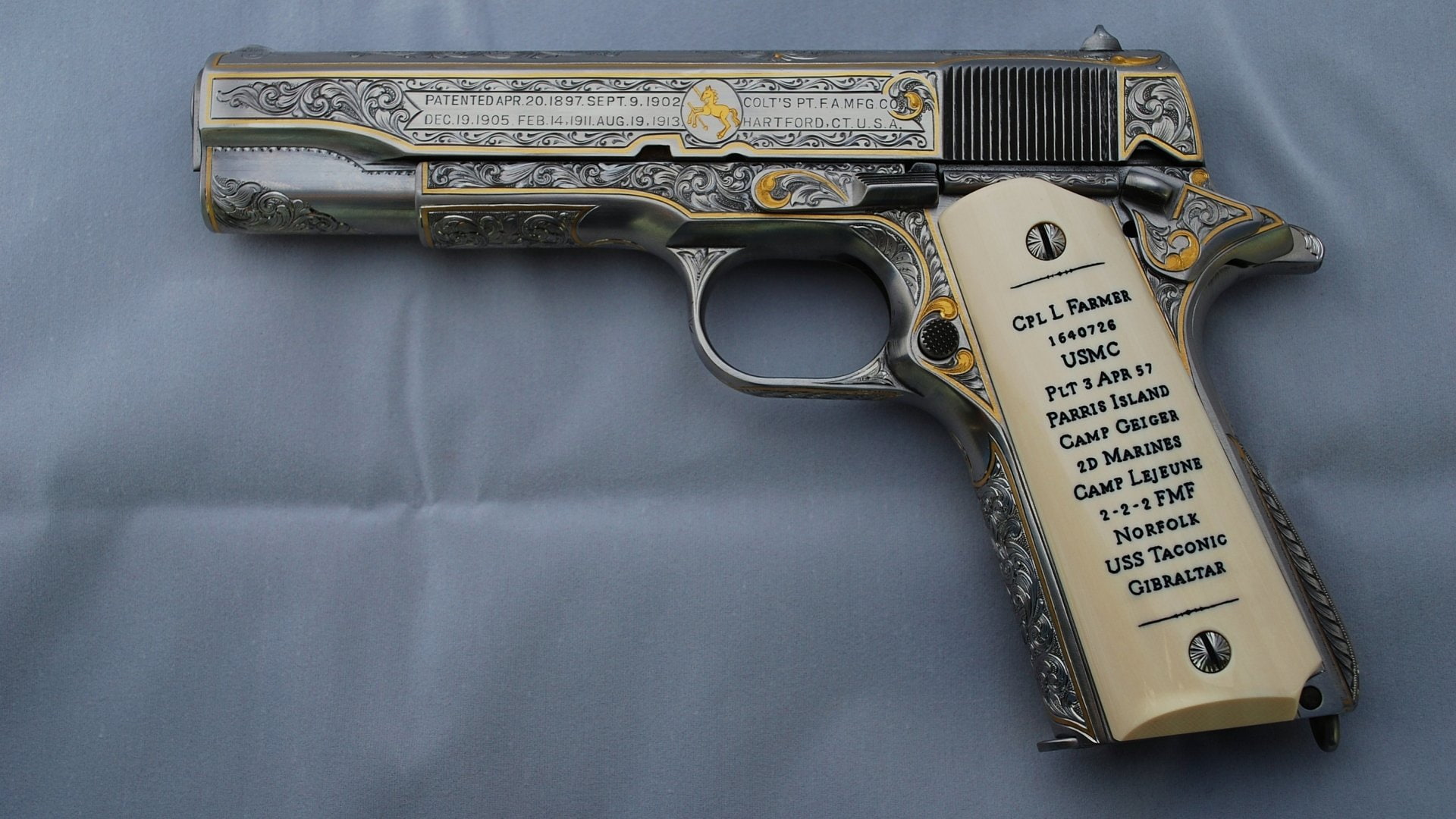 Colt 1911, 1080P, Weapons, HD Wallpaper