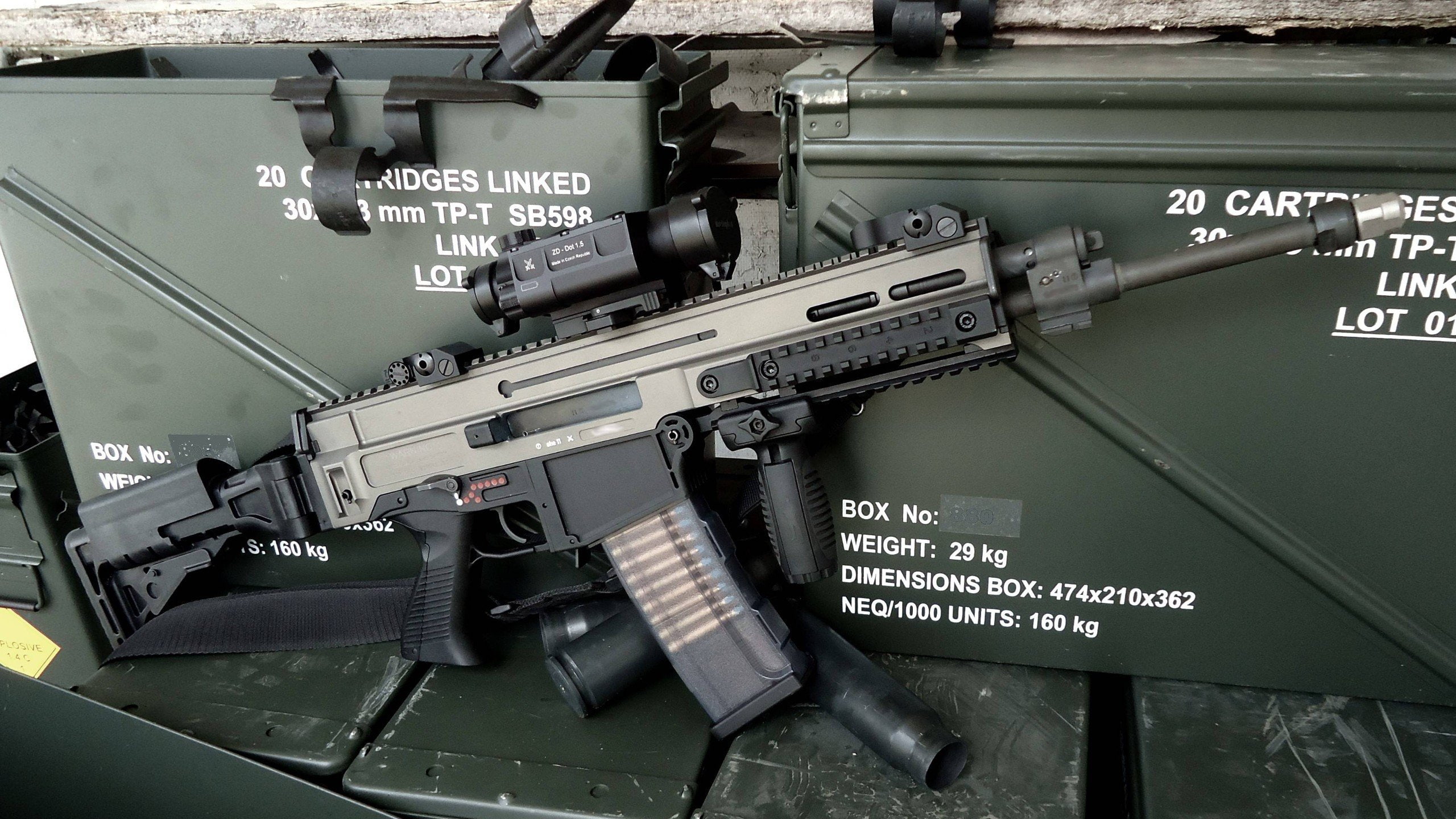 gun, CZ, CZ 805 BREN, 2K, Assault Rifle, HD Wallpaper