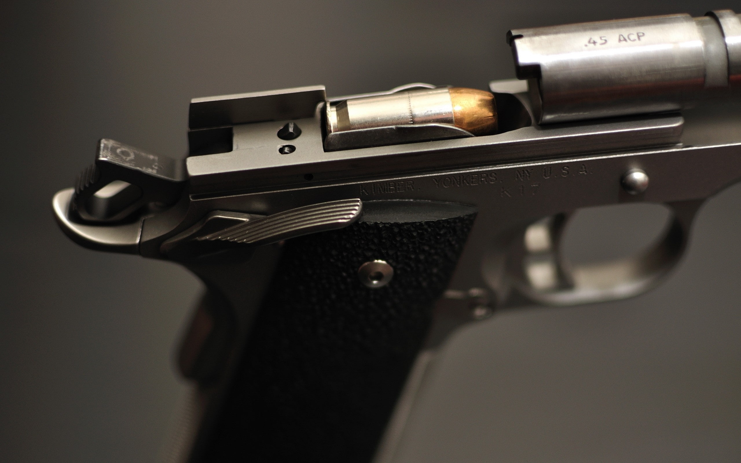 m, kimber, 2K, x, ammunition, art, Guns, hd, Pistols, weapons, artwork, HD Wallpaper