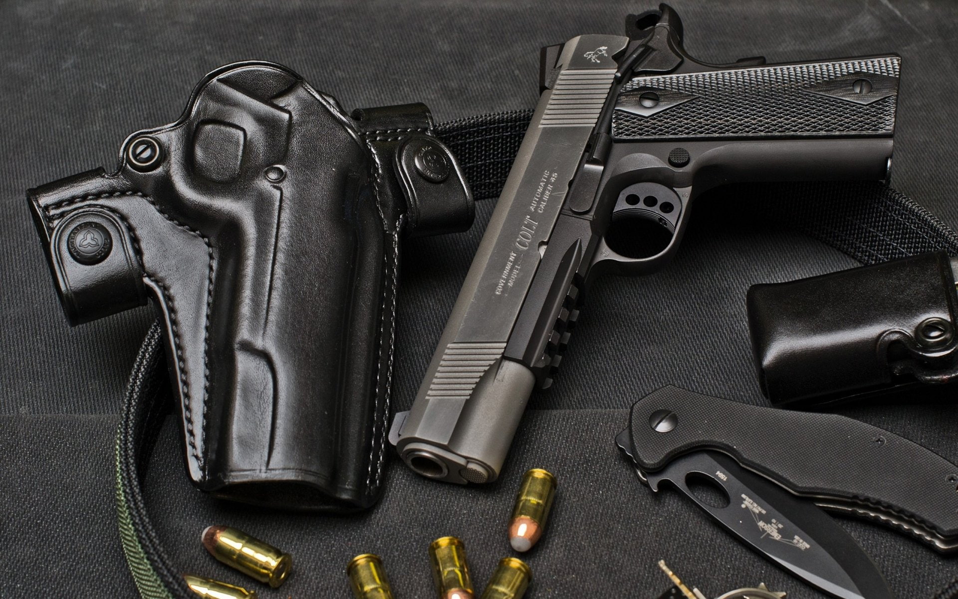 1080P, Colt 45, Weapons, HD Wallpaper