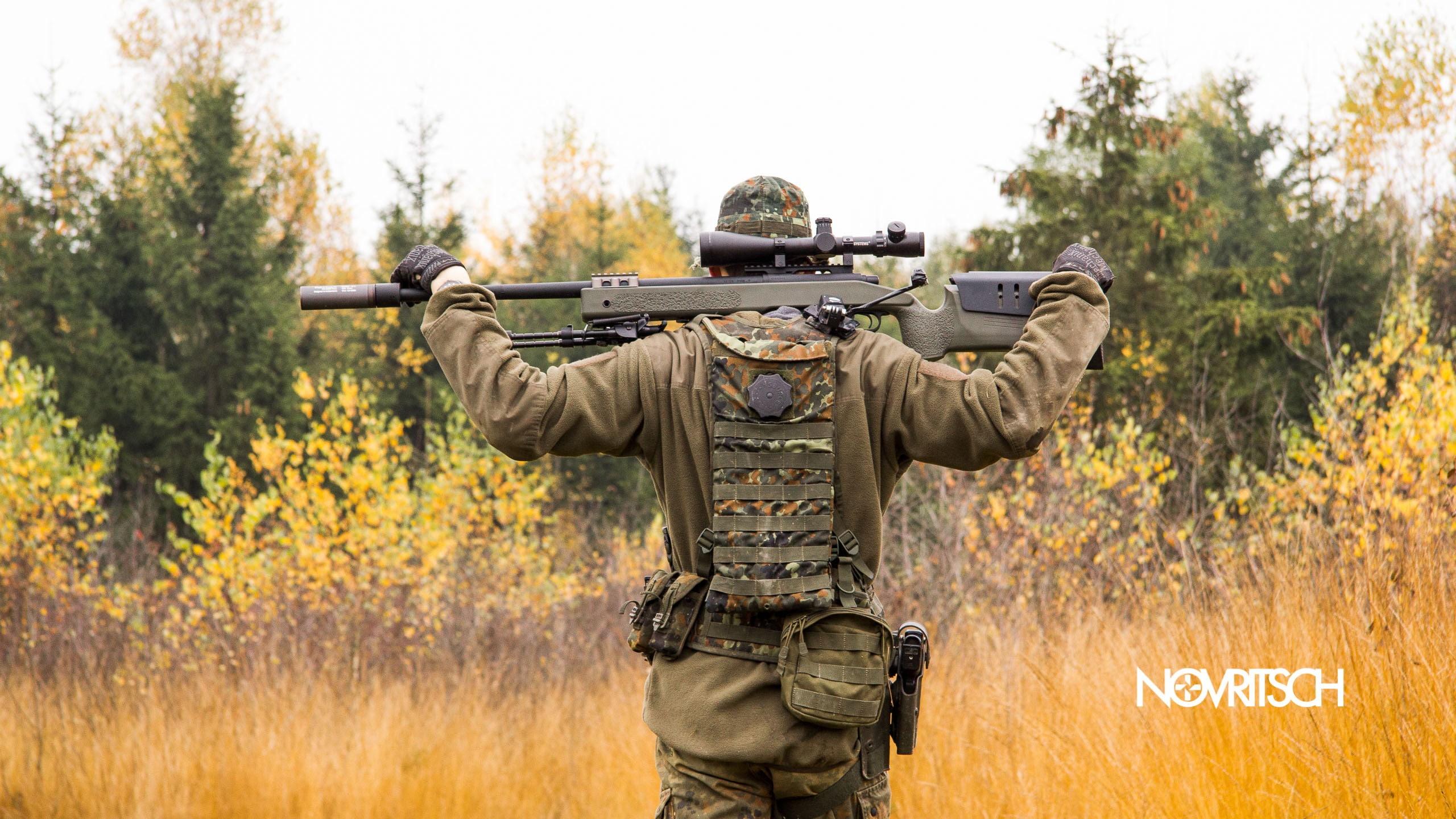 snipers, Airsoft, 2K, HD Wallpaper