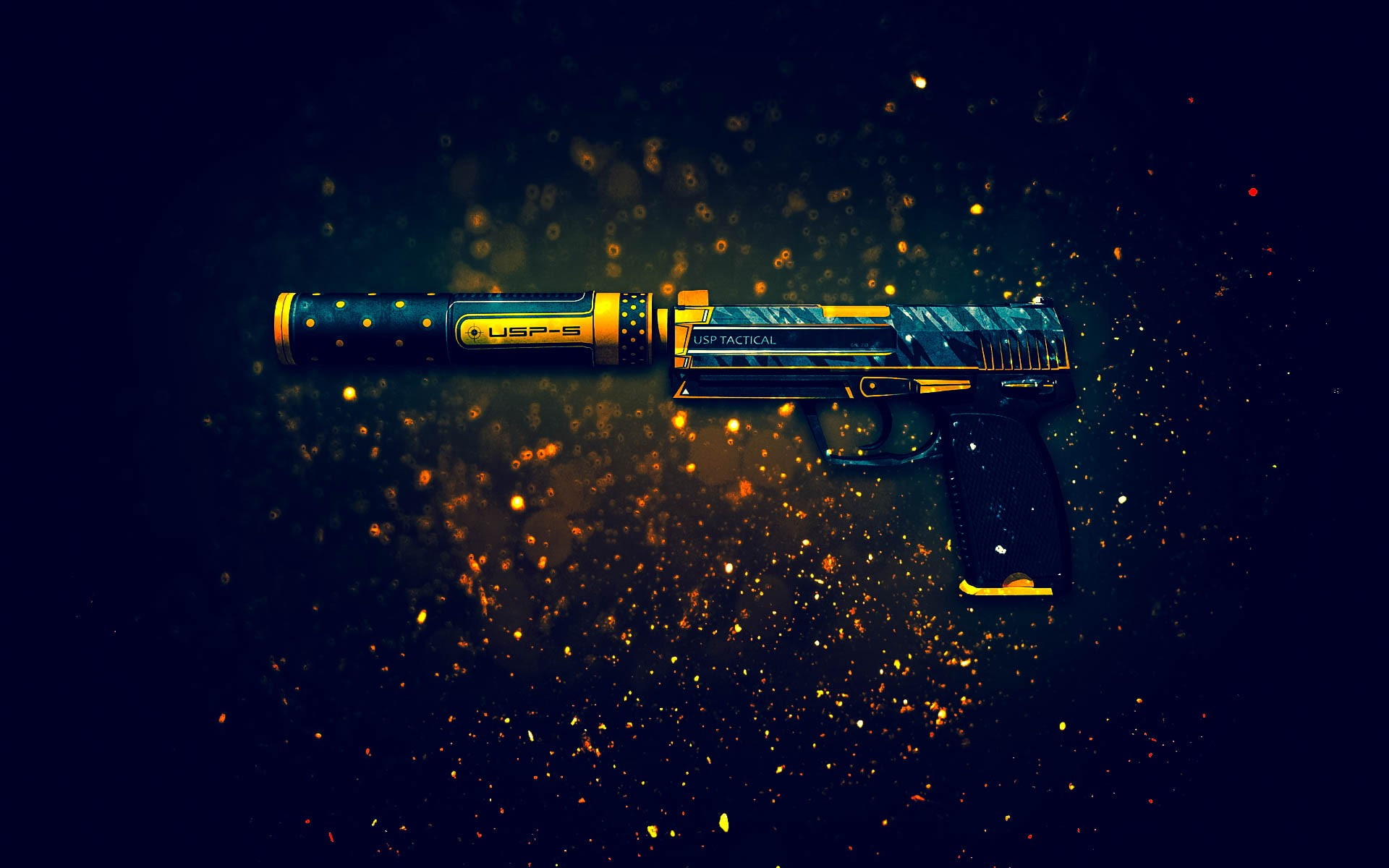 Heckler and Koch USP, 1080P, Counter-Strike: Global Offensive, HD Wallpaper