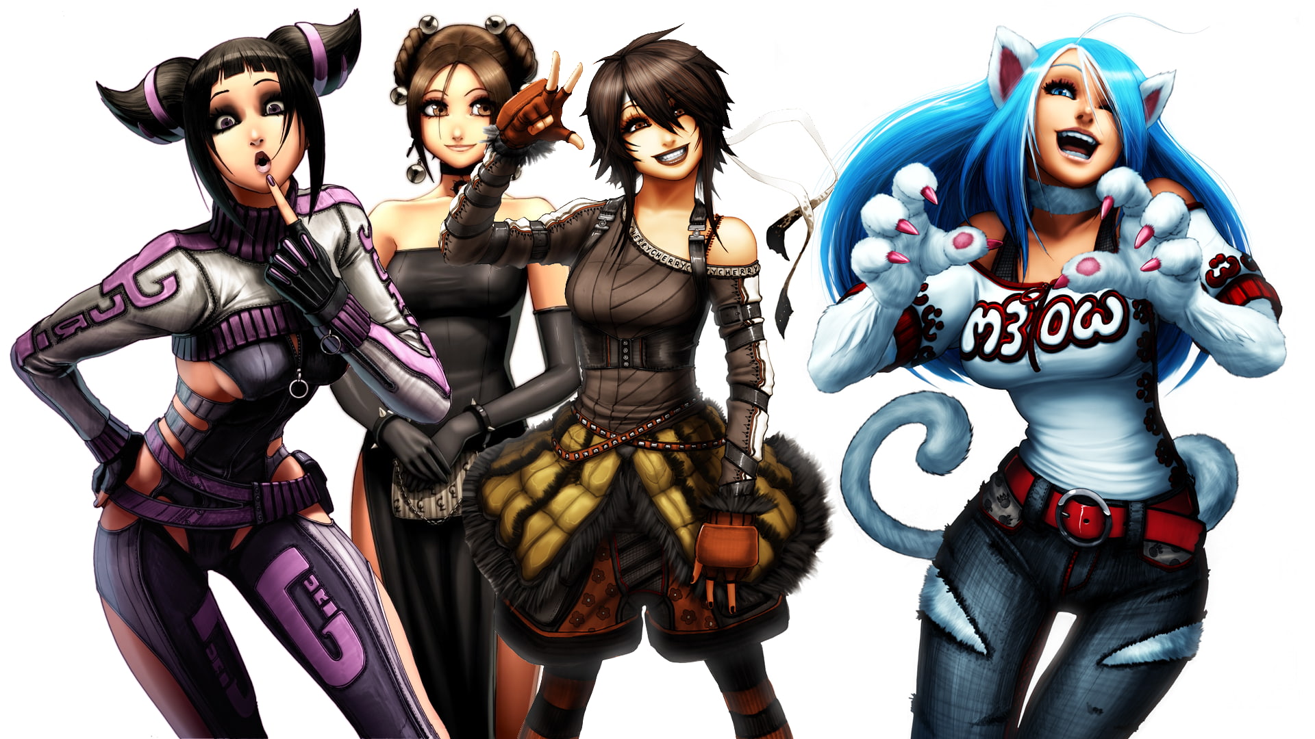 video games, 1080P, Chun Li, Han Juri, HD Wallpaper