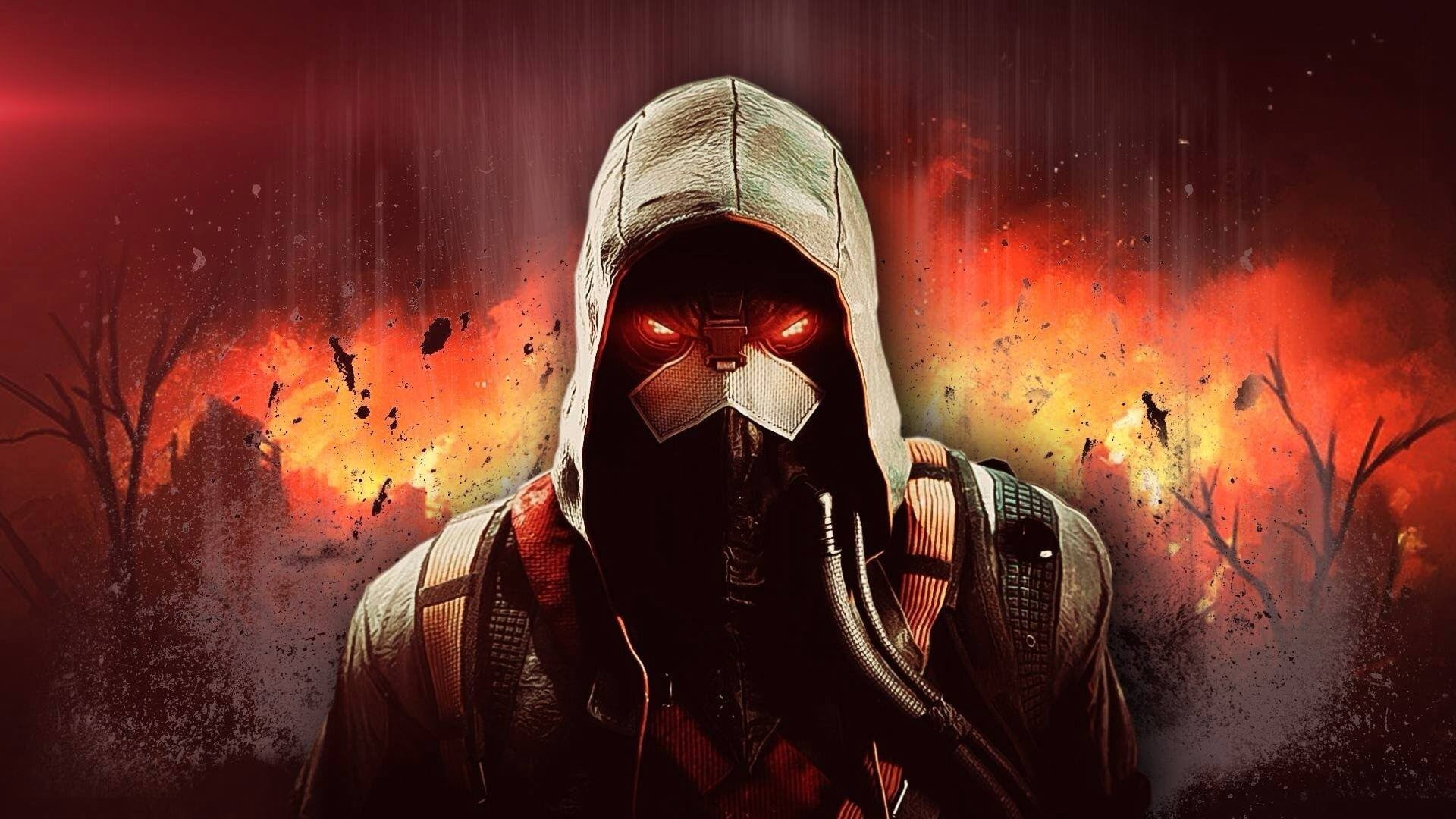 indoors, looking at camera, celebration, one person, mask, real people, headshot, Killzone, unrecognizable person, portrait, men, hood - clothing, HD Wallpaper