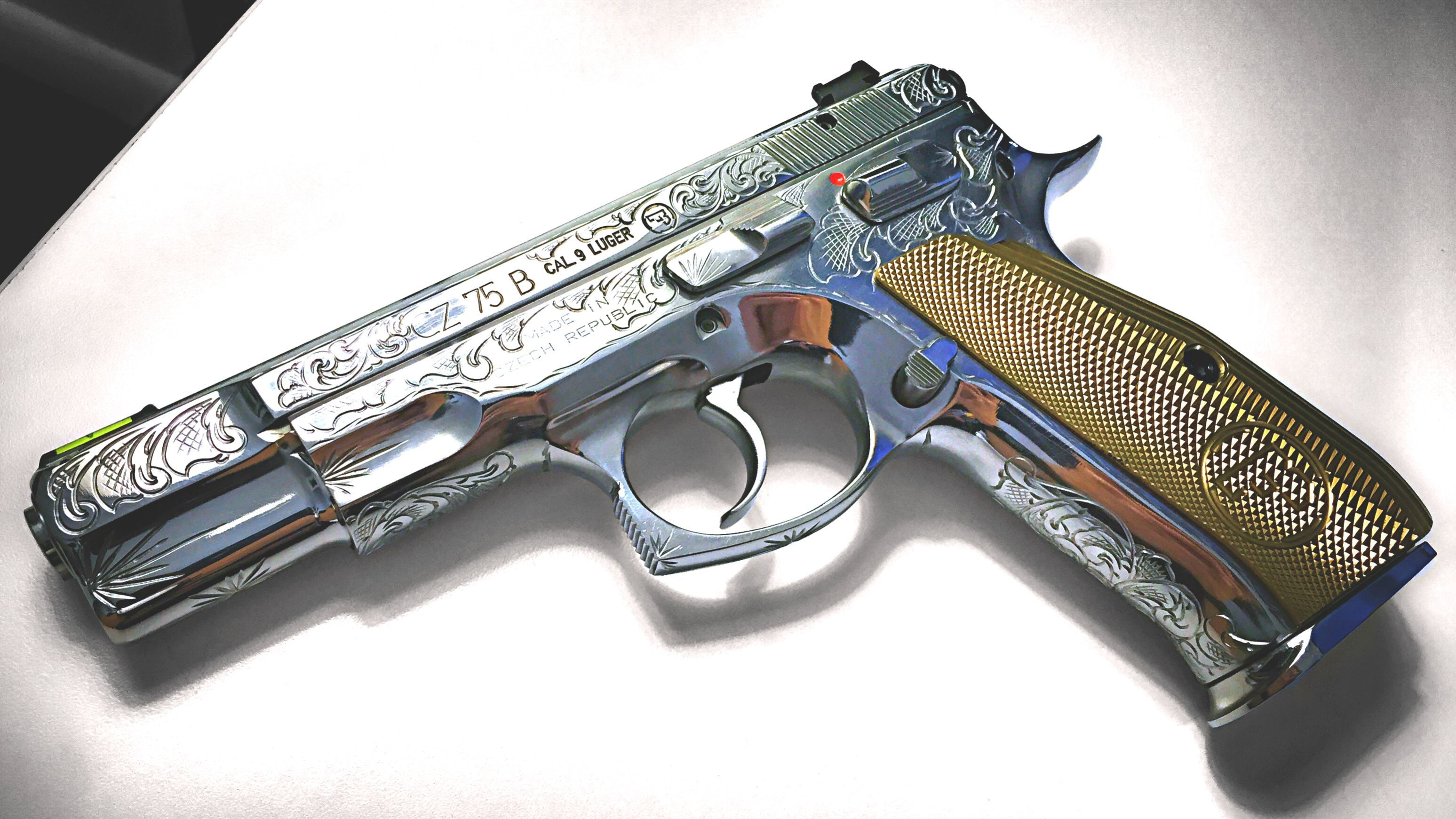 CZ-75B, weapons, 2K, gun, self-loading, HD Wallpaper