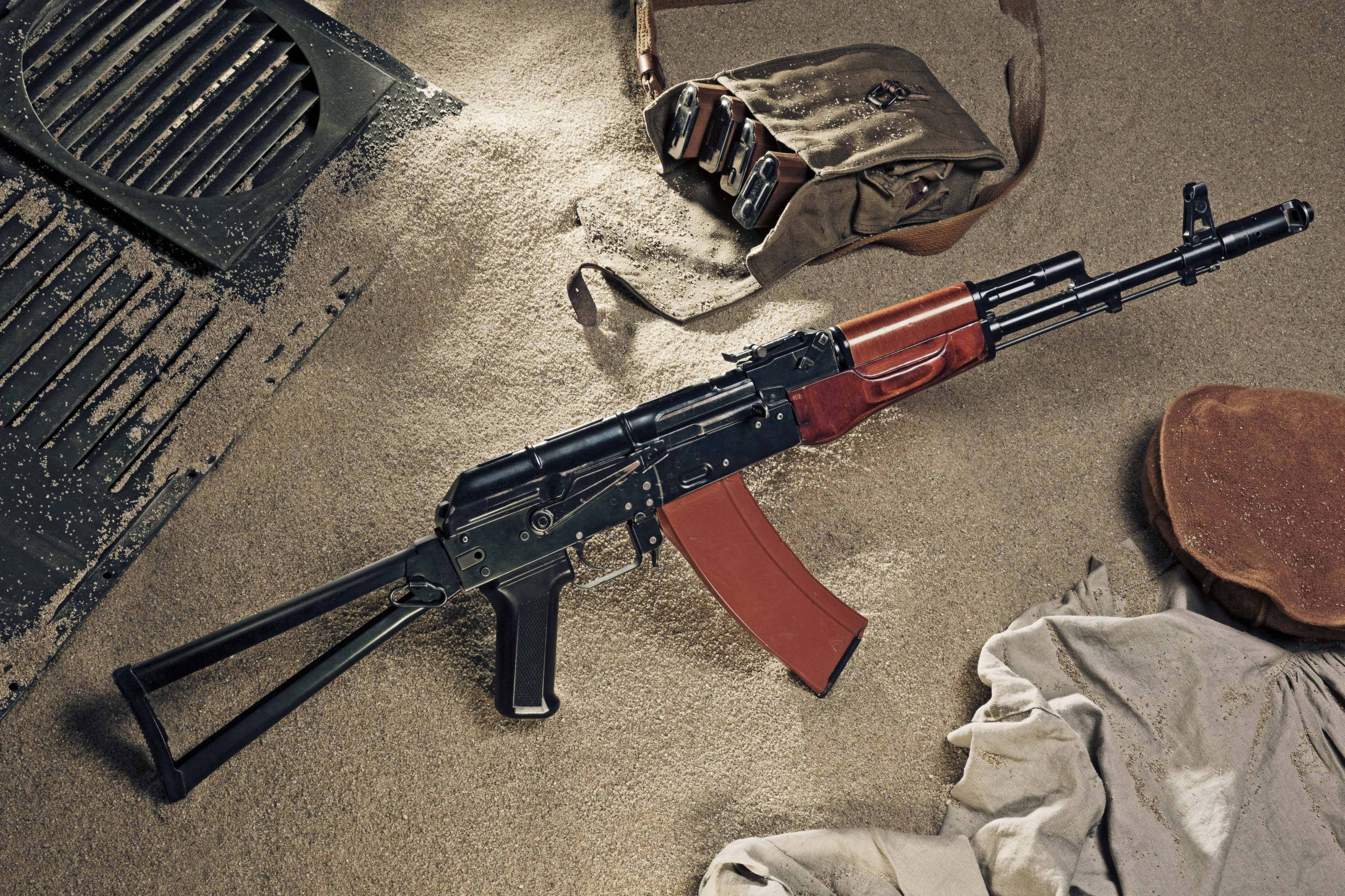 social issues, uniform, war, ak, sign, bullet, power, shooting A Weapon, publication, army, sport, aggression, aiming, high angle view, handgun, black, HD Wallpaper
