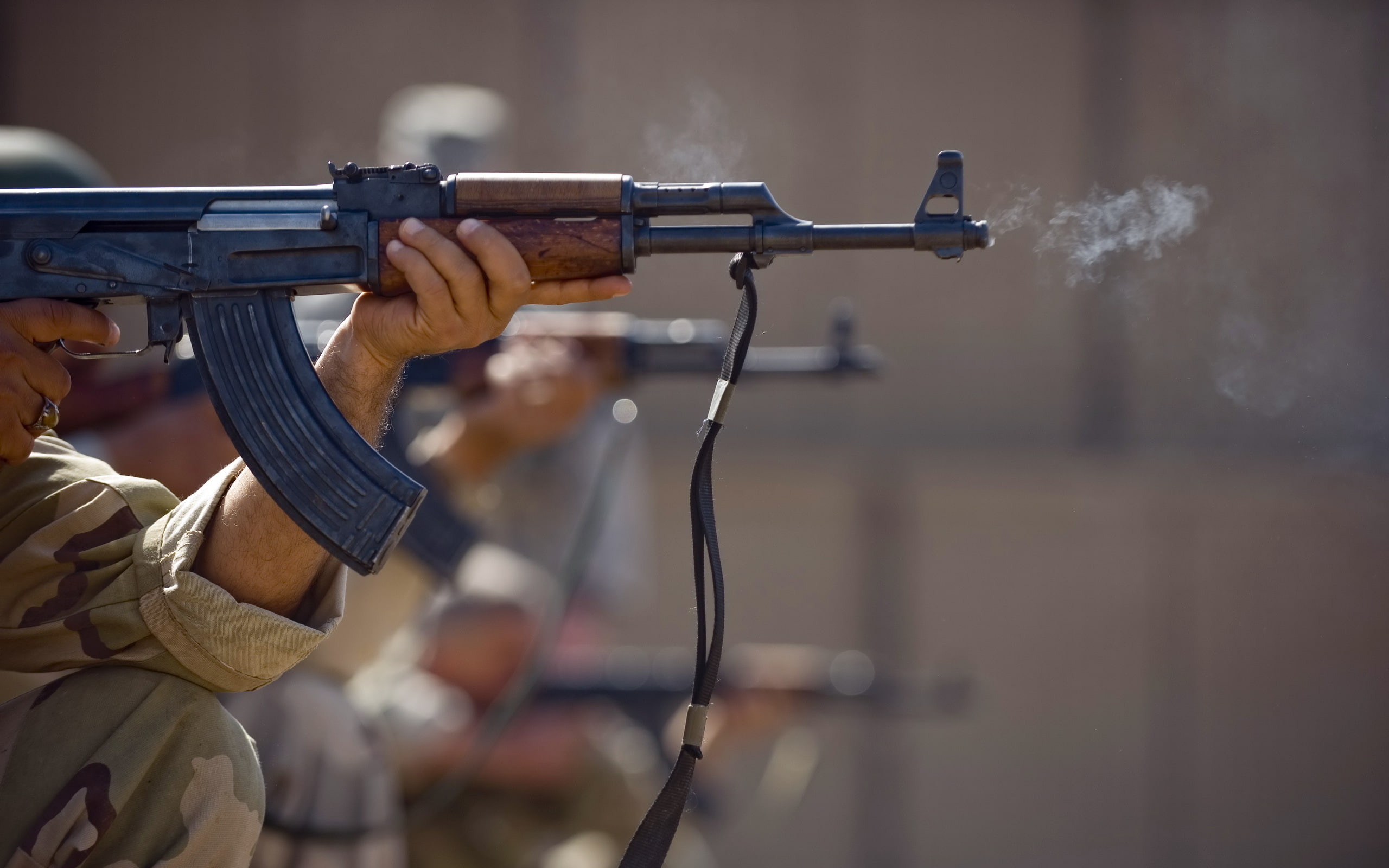 weapons, 2K, AK-47, machines, HD Wallpaper