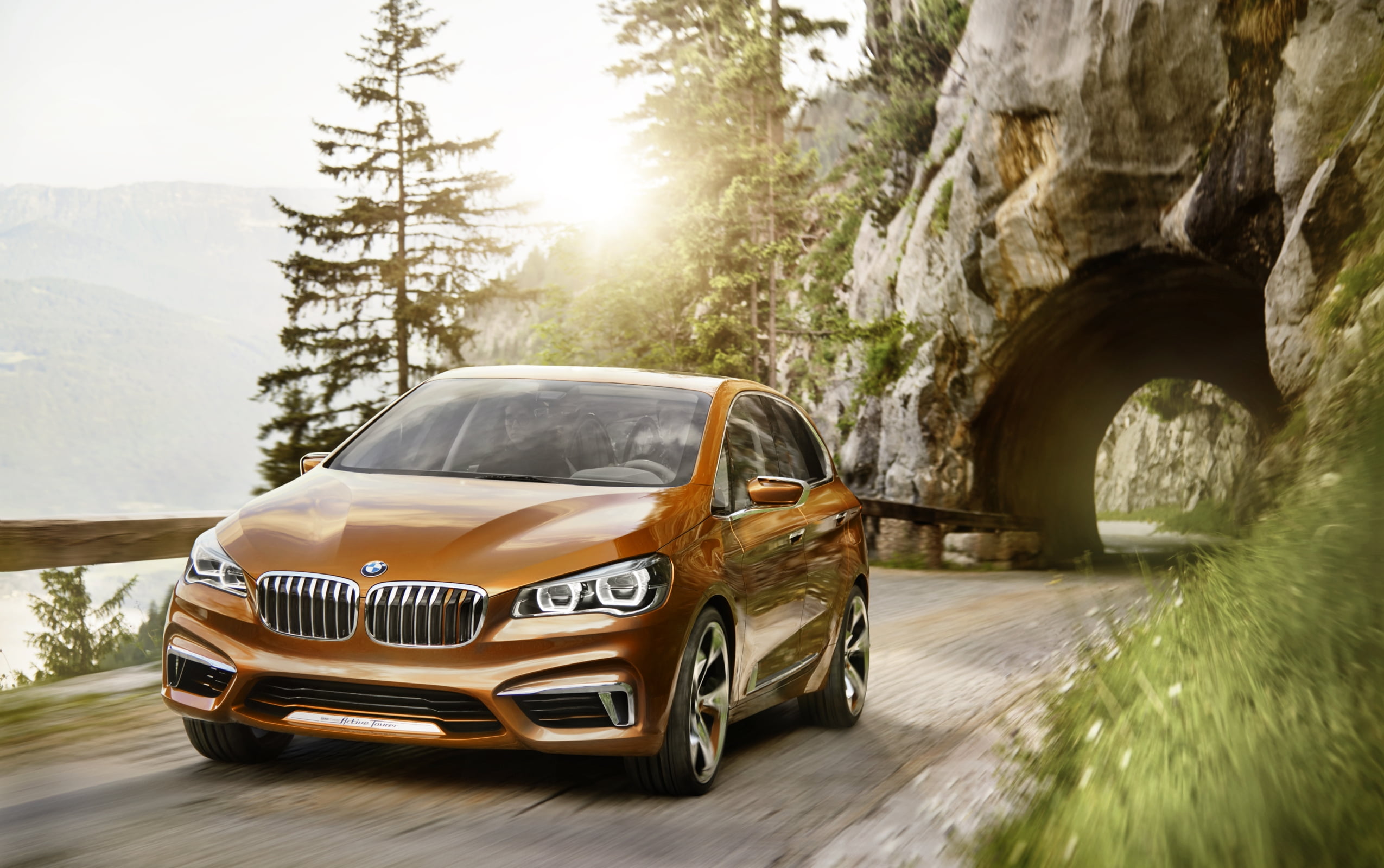 day, suv, transportation, nature, tourer, land vehicle, sunlight, architecture, 2013, motor vehicle, concept, motion, 1080P, no people, tree, outdoor, HD Wallpaper