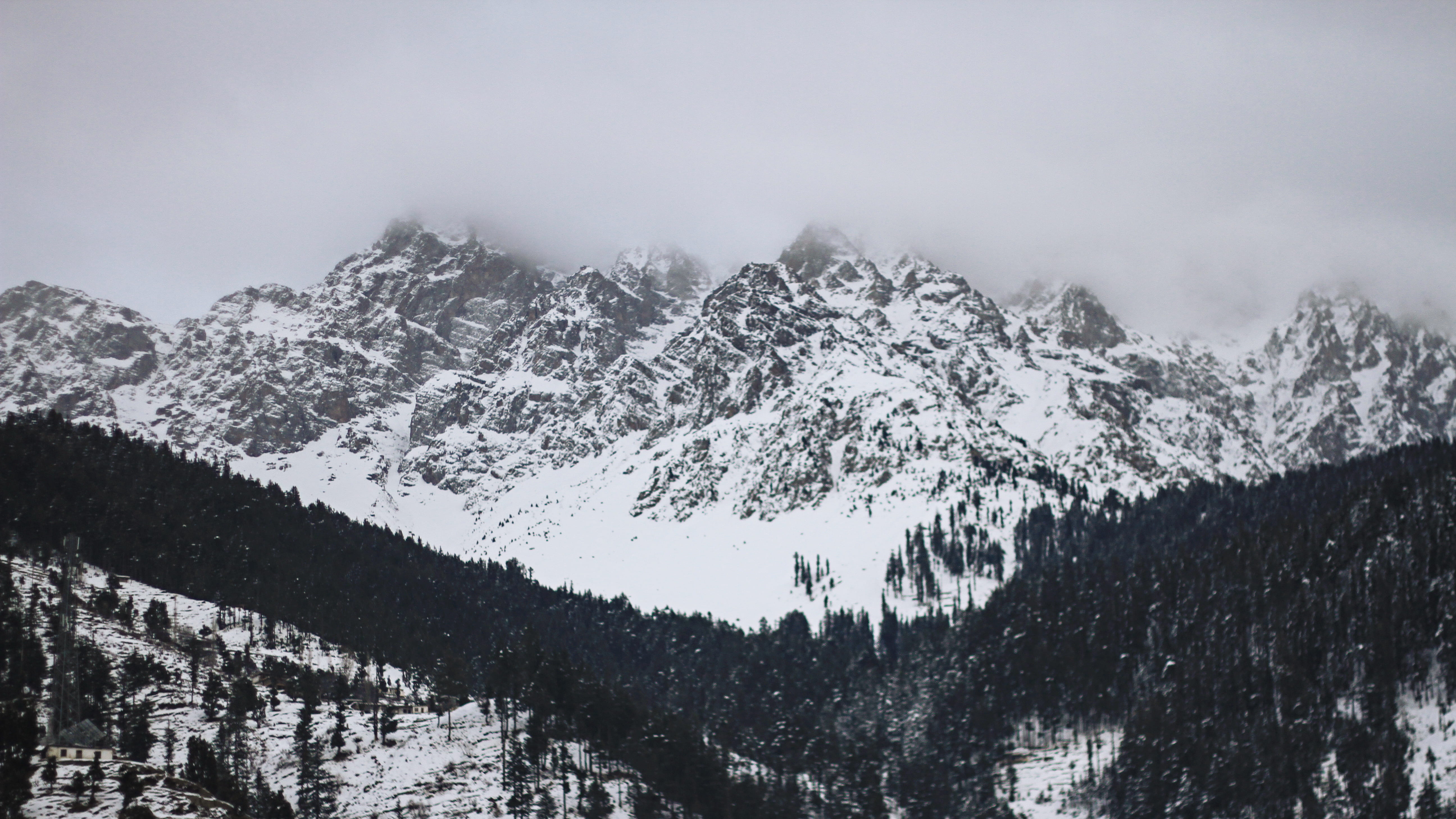 formation, plant, life, landscape, scenic, cold temperature, pine tree, mountain range, pakistan, kalaam, tranquility, nature, non-urban scene, outdoors, HD Wallpaper