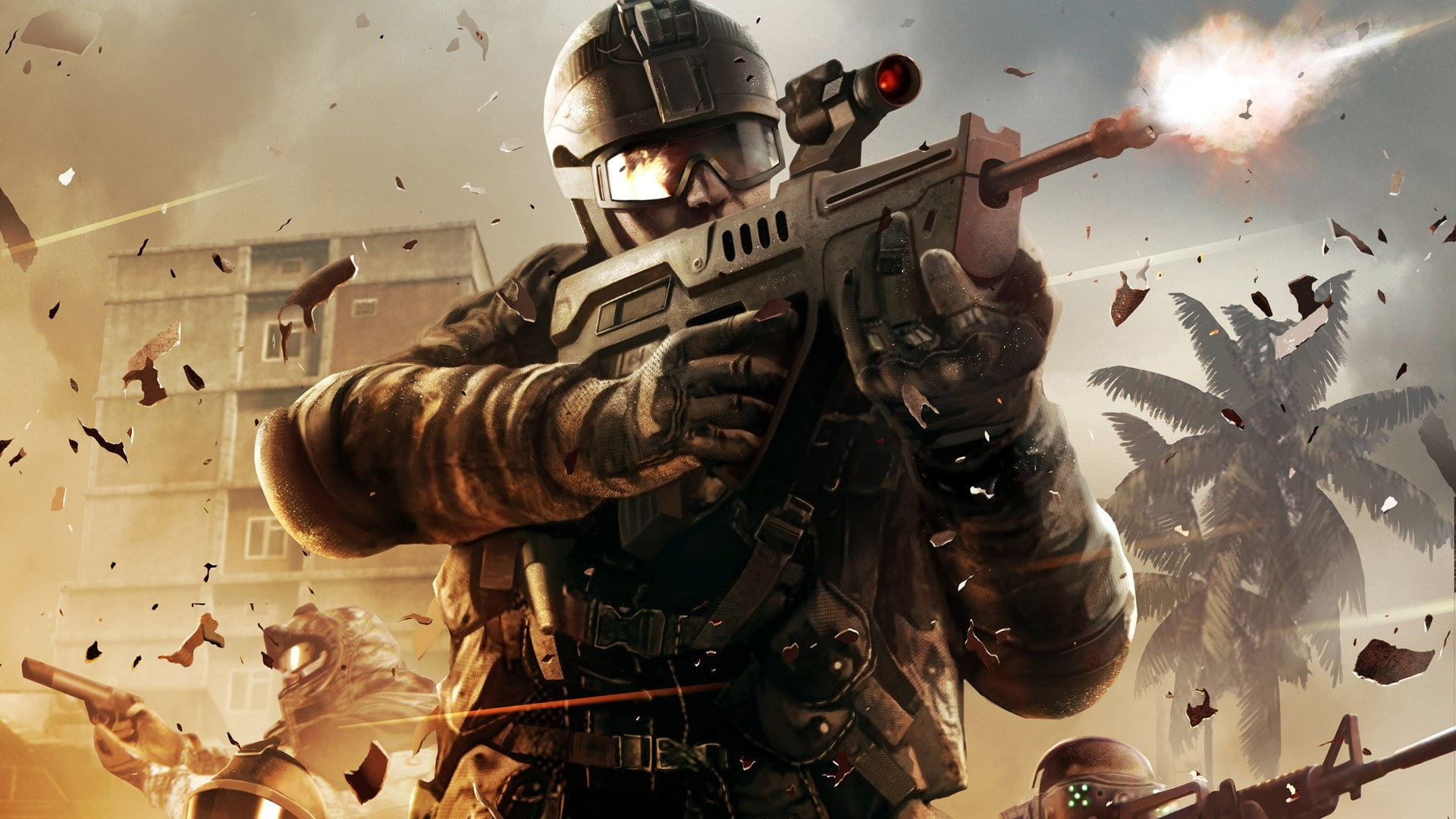 helmet, special forces, headwear, machine gun, standing, waist up, Warface, war, holding, army helmet, military uniform, fighting, rifle, weapon, army soldier, HD Wallpaper