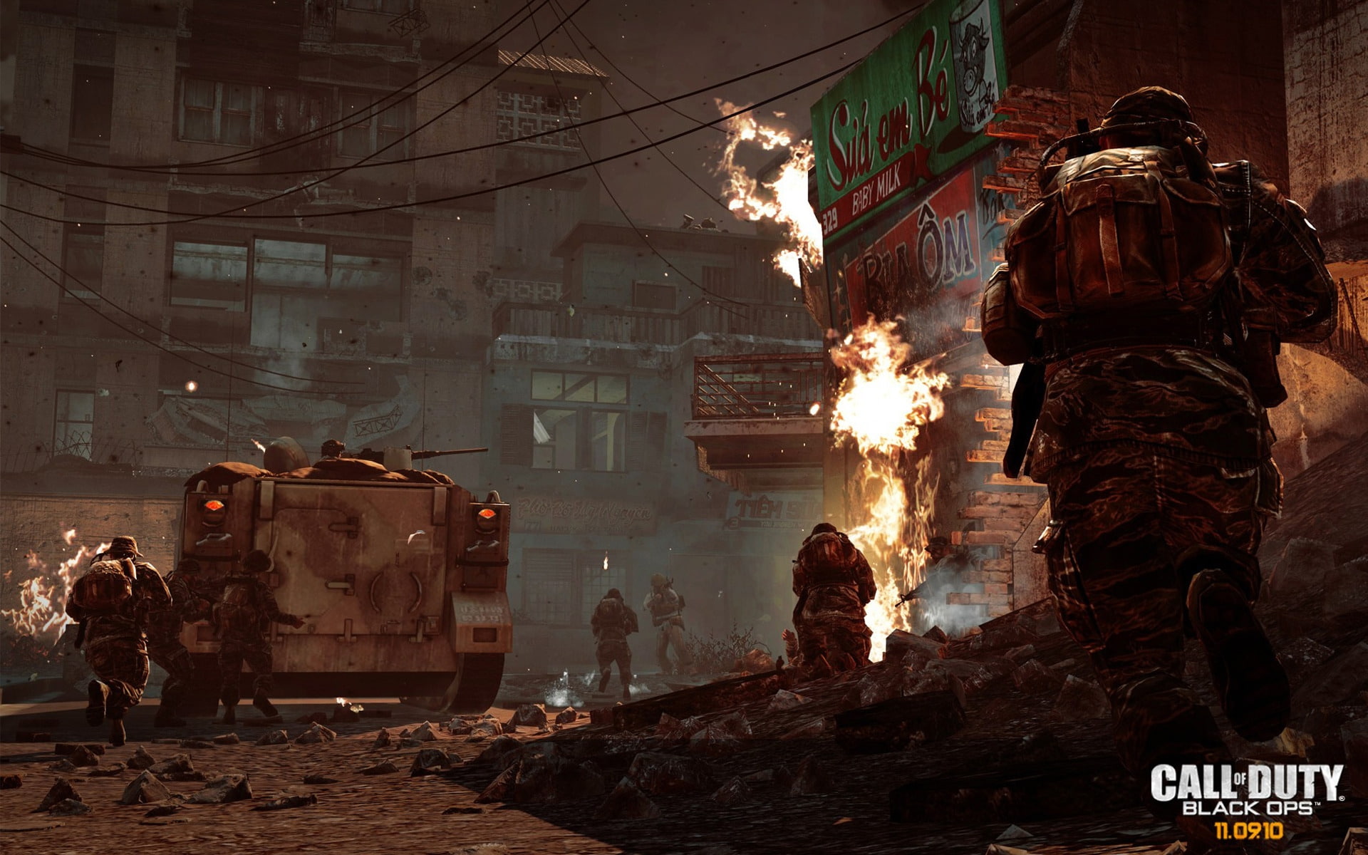 fps, 1080P, ops, first person shooter, black, call, duty, attack, HD Wallpaper