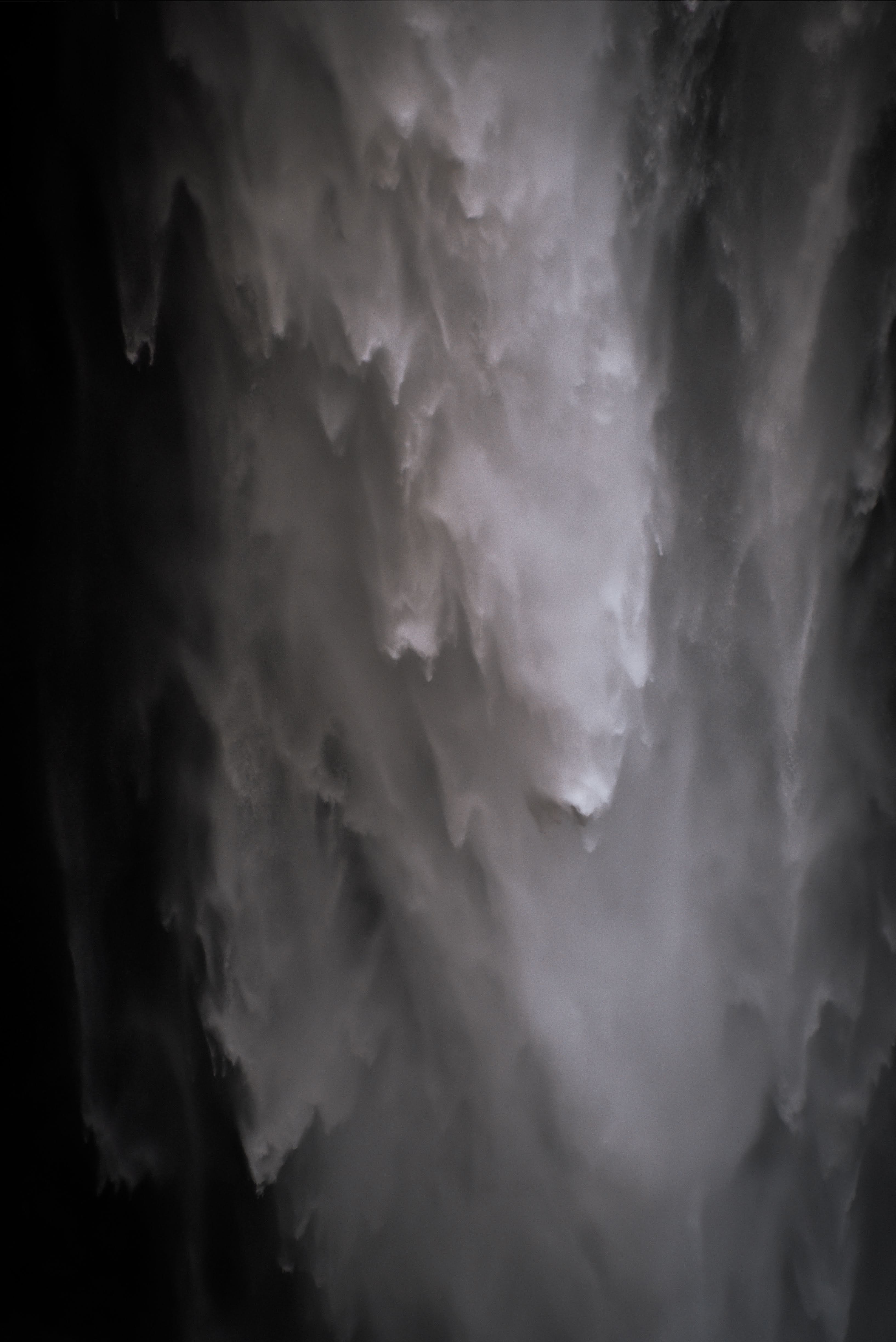 abstract, no People, overcast, waterfall, white, nature, light - Natural Phenomenon, thunderstorm, storm, cloudscape, wanderlust, power, sky, moody Sky, Phone HD Wallpaper