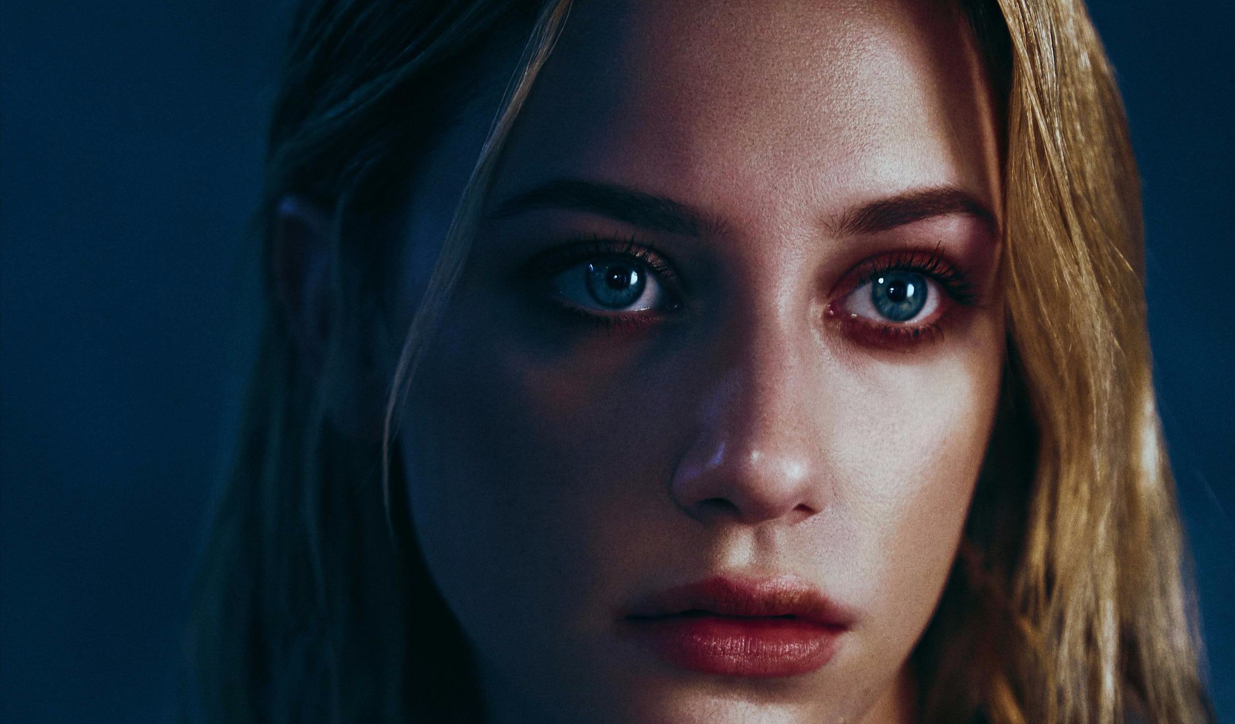 eyes, 1080P, lili, reinhart, green, HD Wallpaper