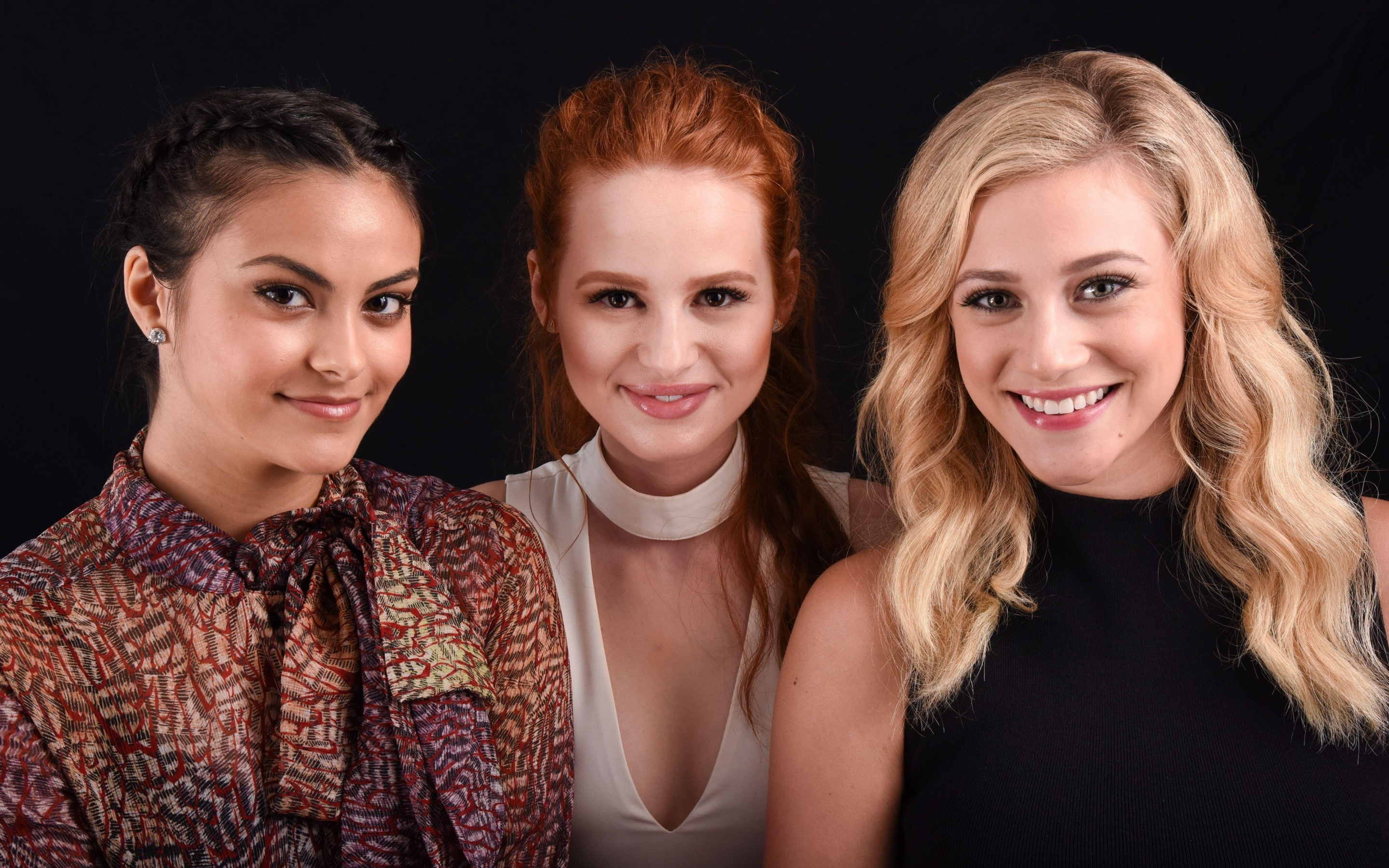emotion, studio shot, women, lili, adult, 2K, group of people, riverdale, mendes, portrait, beautiful woman, young adult, friendship, hair, camila, young women, HD Wallpaper