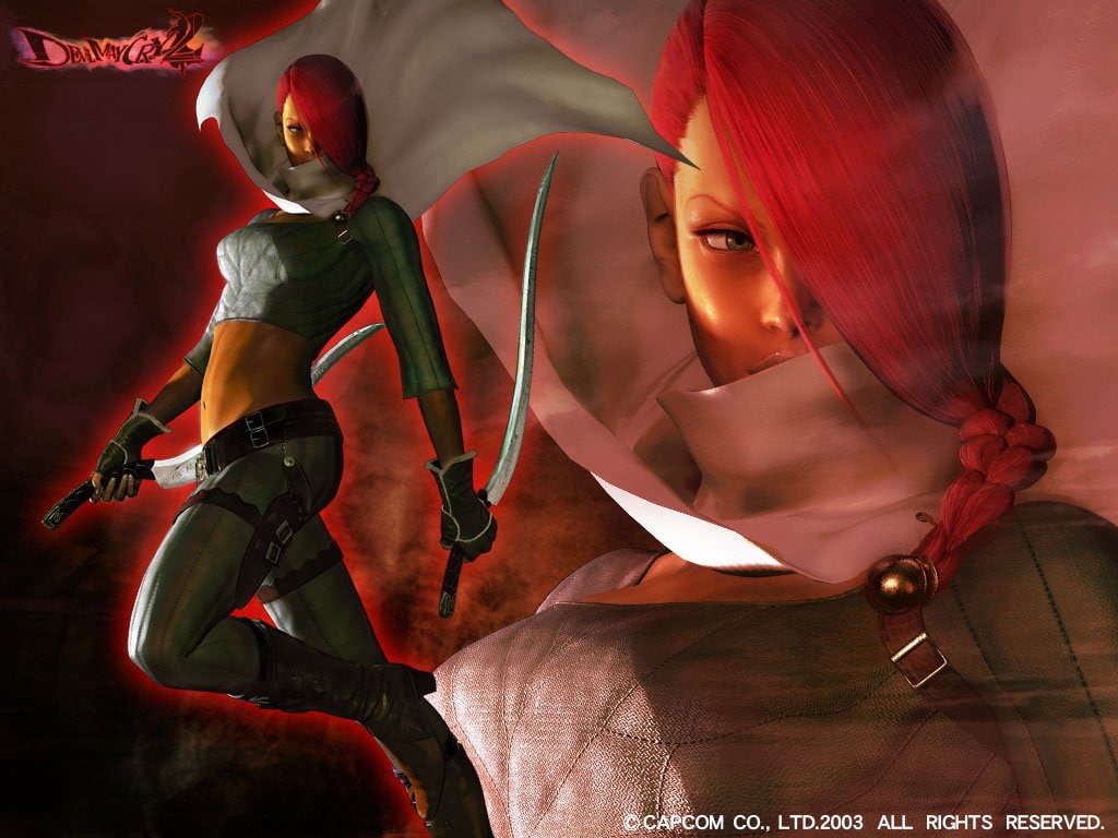 devil, game, Action, art, games, fighting, girl, may, lucia, cry, fantasy, hd, video, Devil may cry 2, 480P, HD Wallpaper