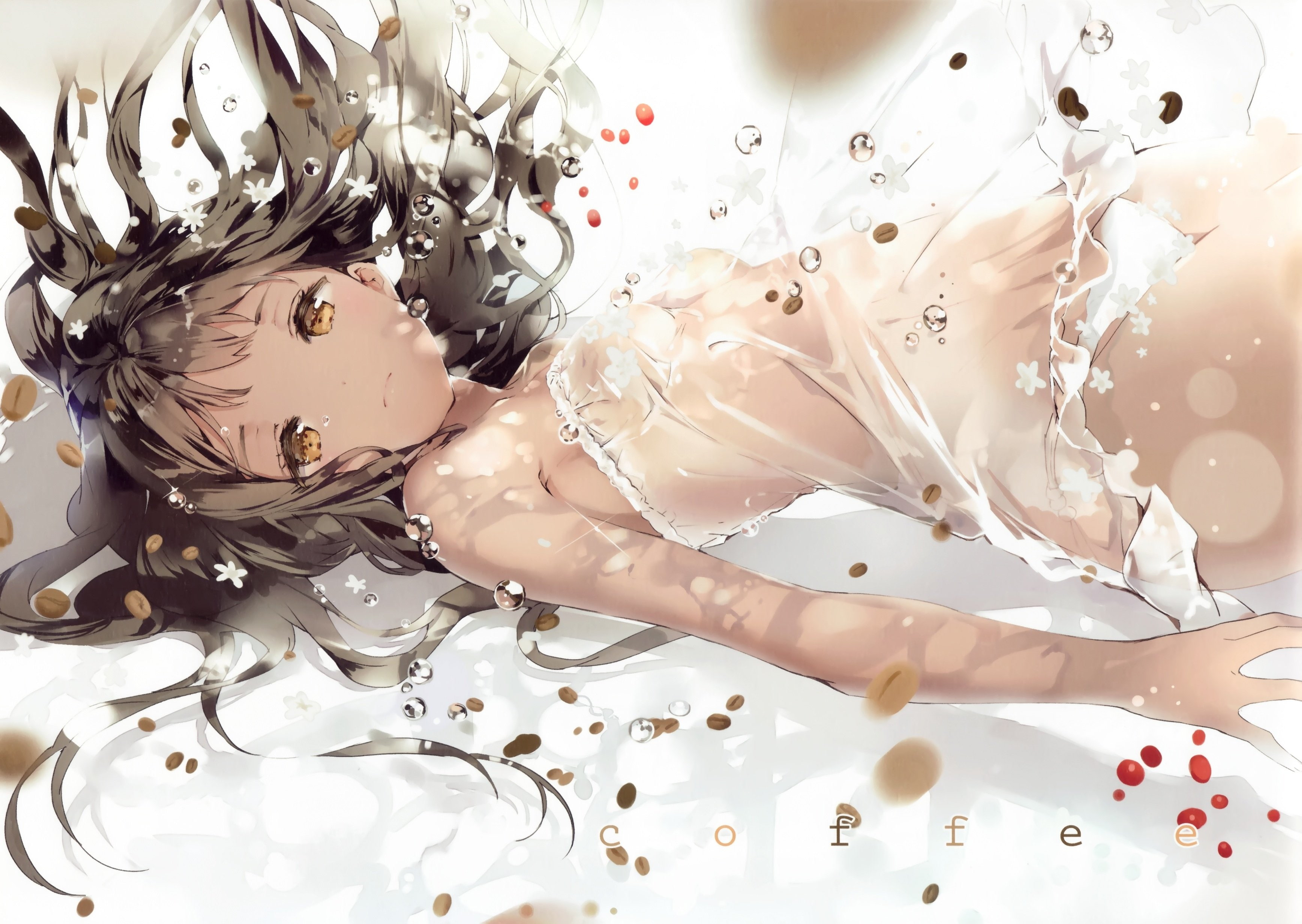 brown, 2K, anmi, eyes, anthropomorphism, HD Wallpaper