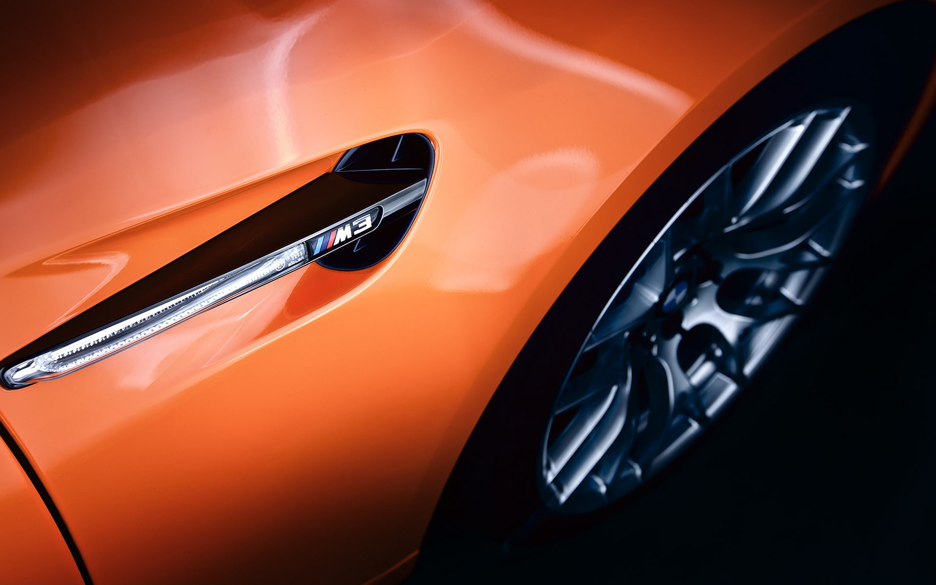 cars, m, orange, m3, bmw, vent, hd, 1080P, HD Wallpaper